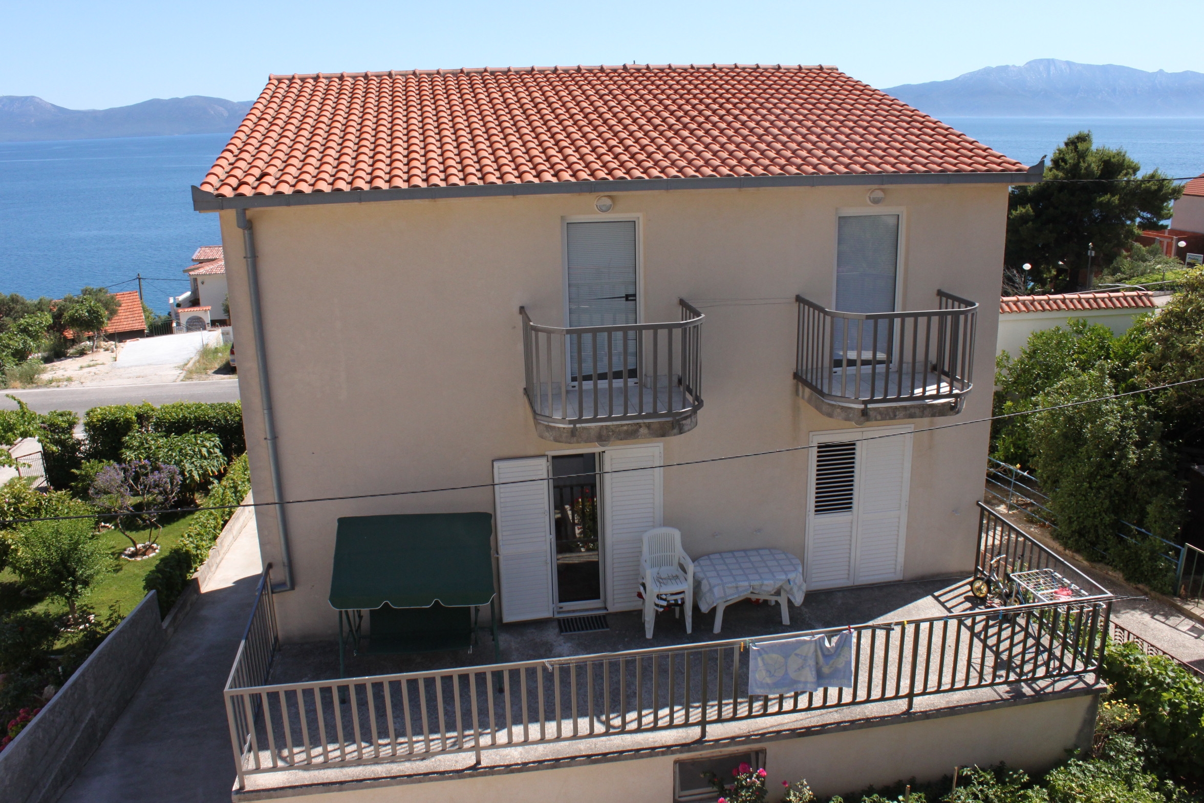 Studio flat with balcony and sea view Podaca, Makarska  AS-a