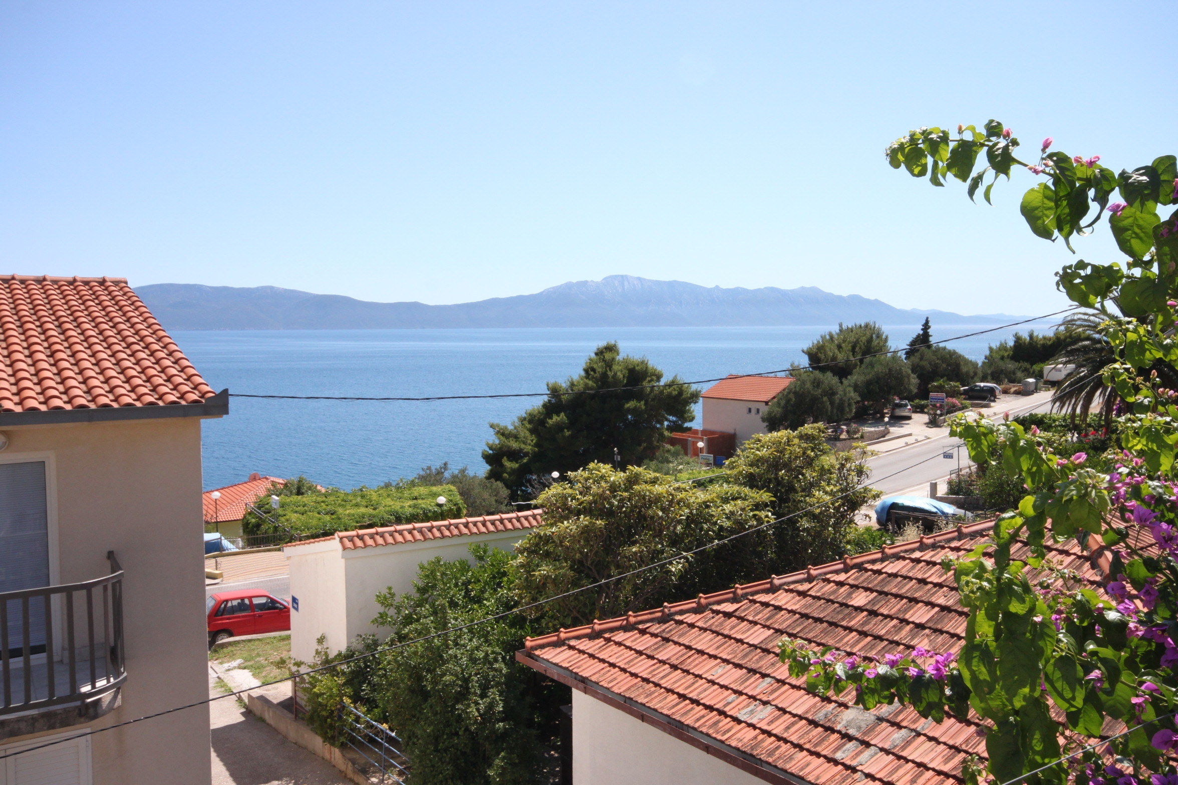Studio flat with balcony and sea view Podaca, Makarska  AS-b