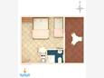 Podaca, План в размещении типа studio-apartment, WiFi.