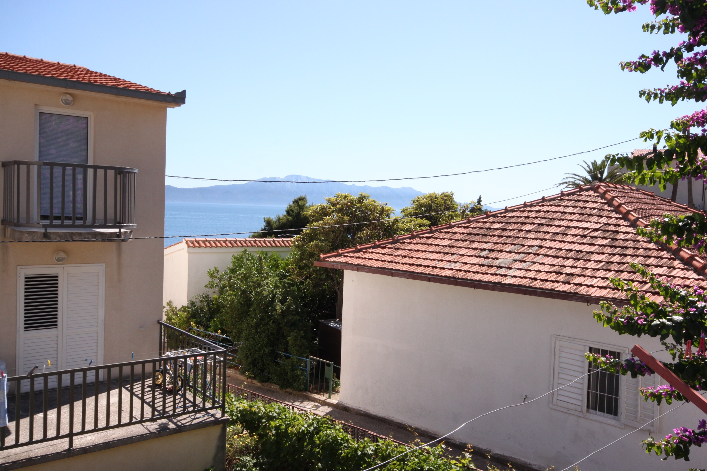 Studio flat with balcony and sea view Podaca, Makarska  AS-e