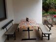 Podaca, Makarska, Courtyard 6745 - Apartments near sea with pebble beach.