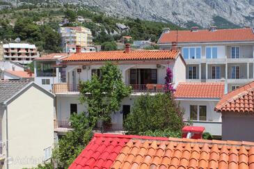 Baška Voda, Makarska, Objekt 6748 - Apartmaji in sobe v bližini morja s prodnato plažo.