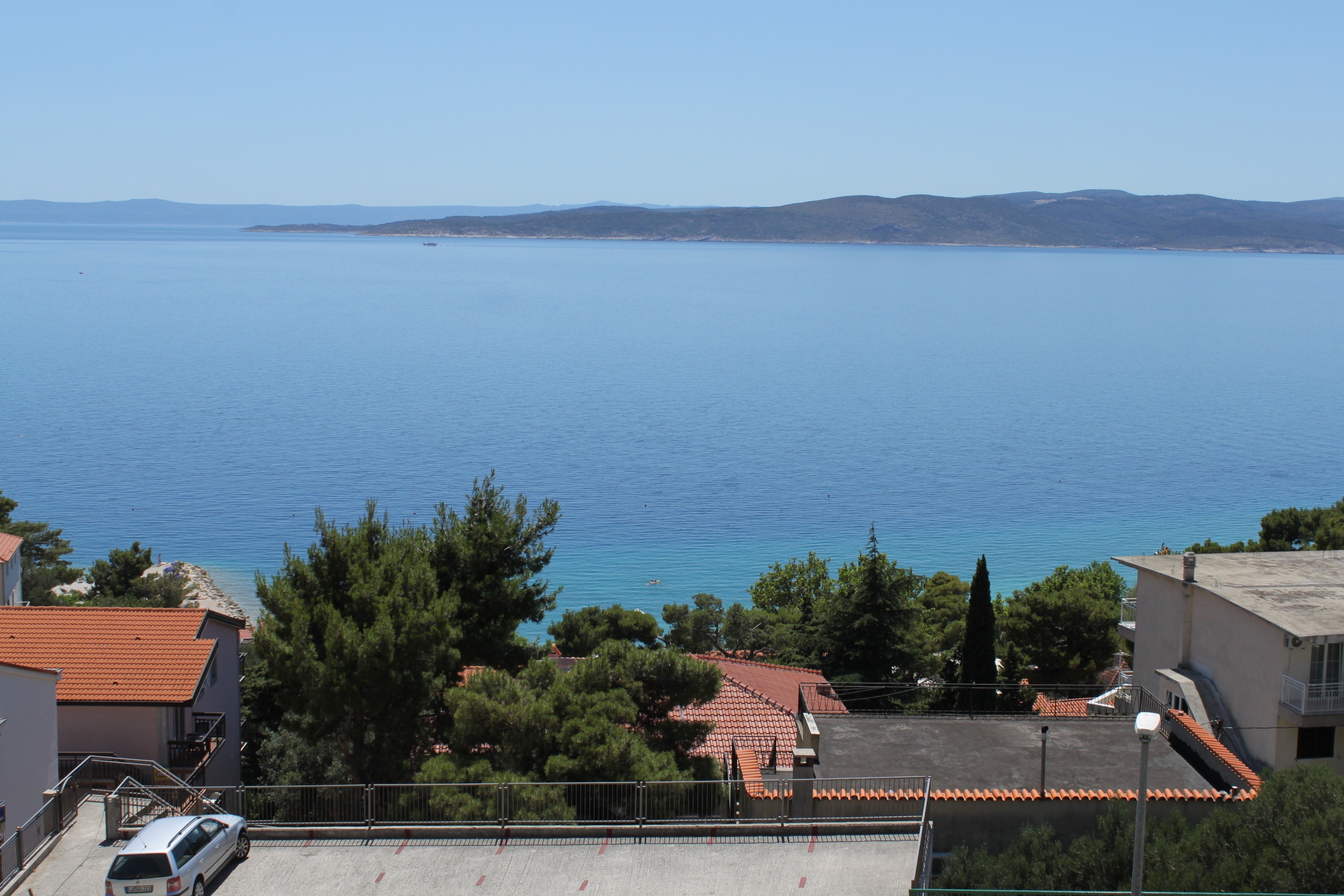 Two bedroom apartment with balcony and sea view Baška Voda, Makarska  A-a