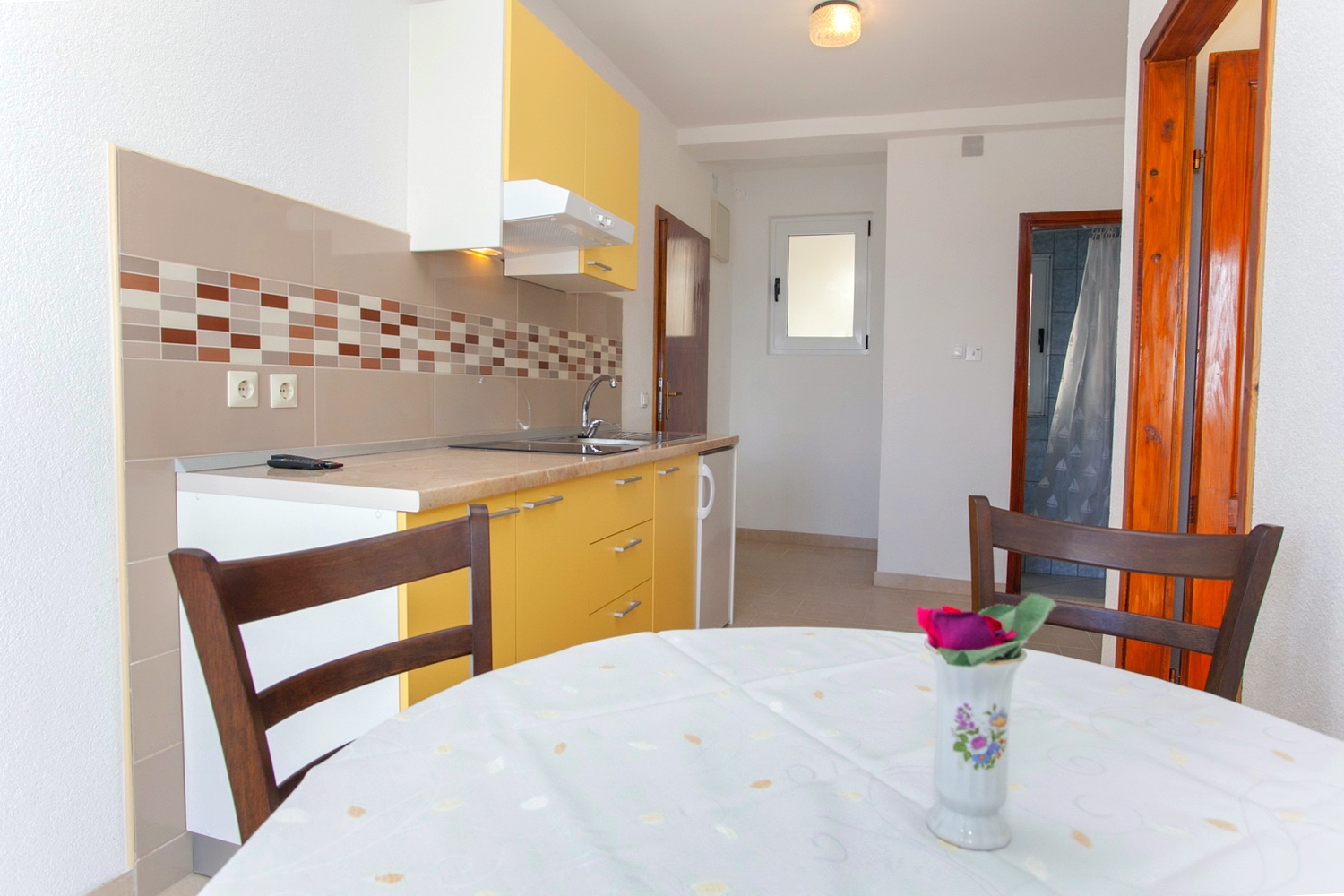 Two bedroom apartment with balcony and sea view Baška Voda, Makarska  A-a