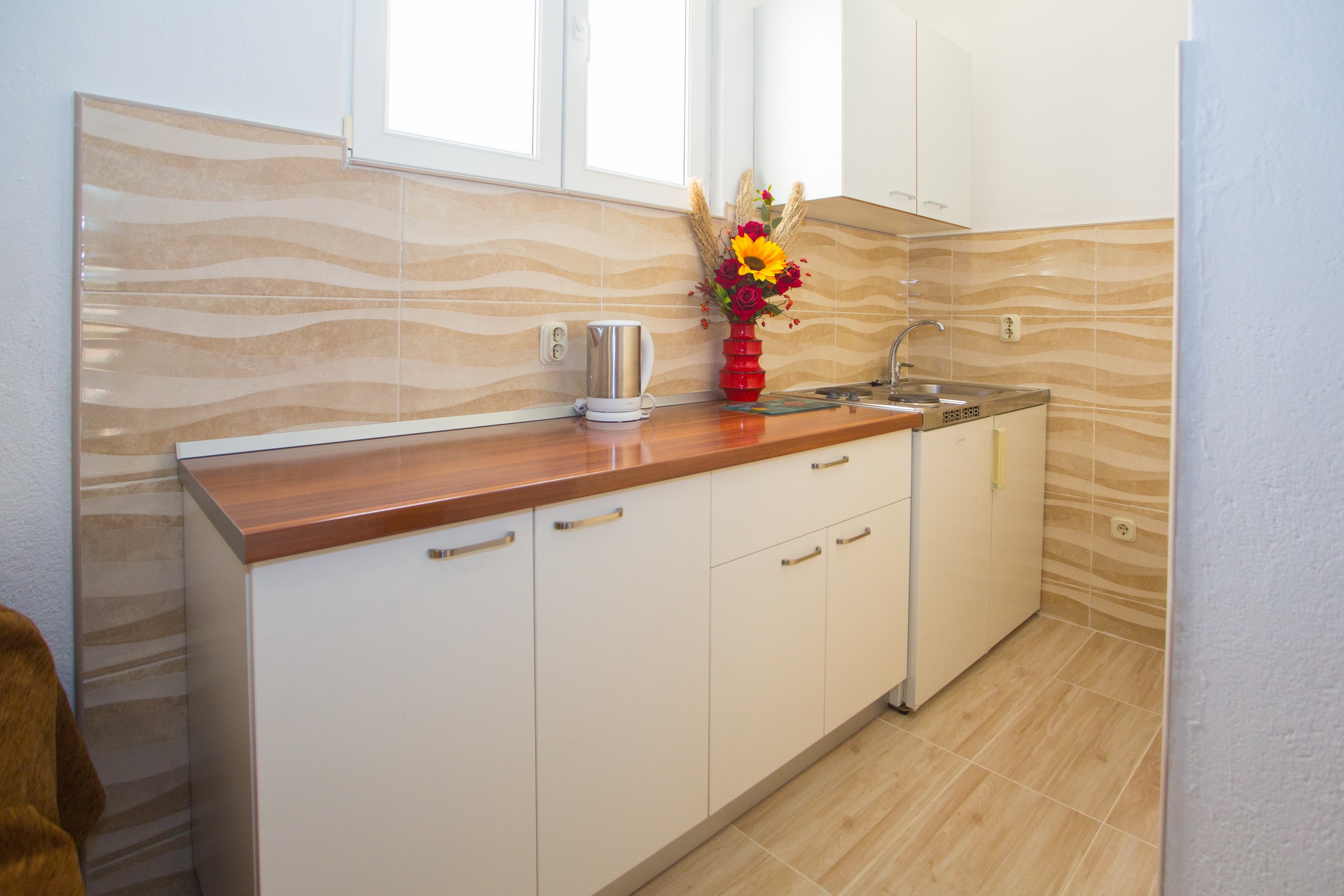 Two bedroom apartment with terrace and sea view Baška Voda, Makarska  A-b