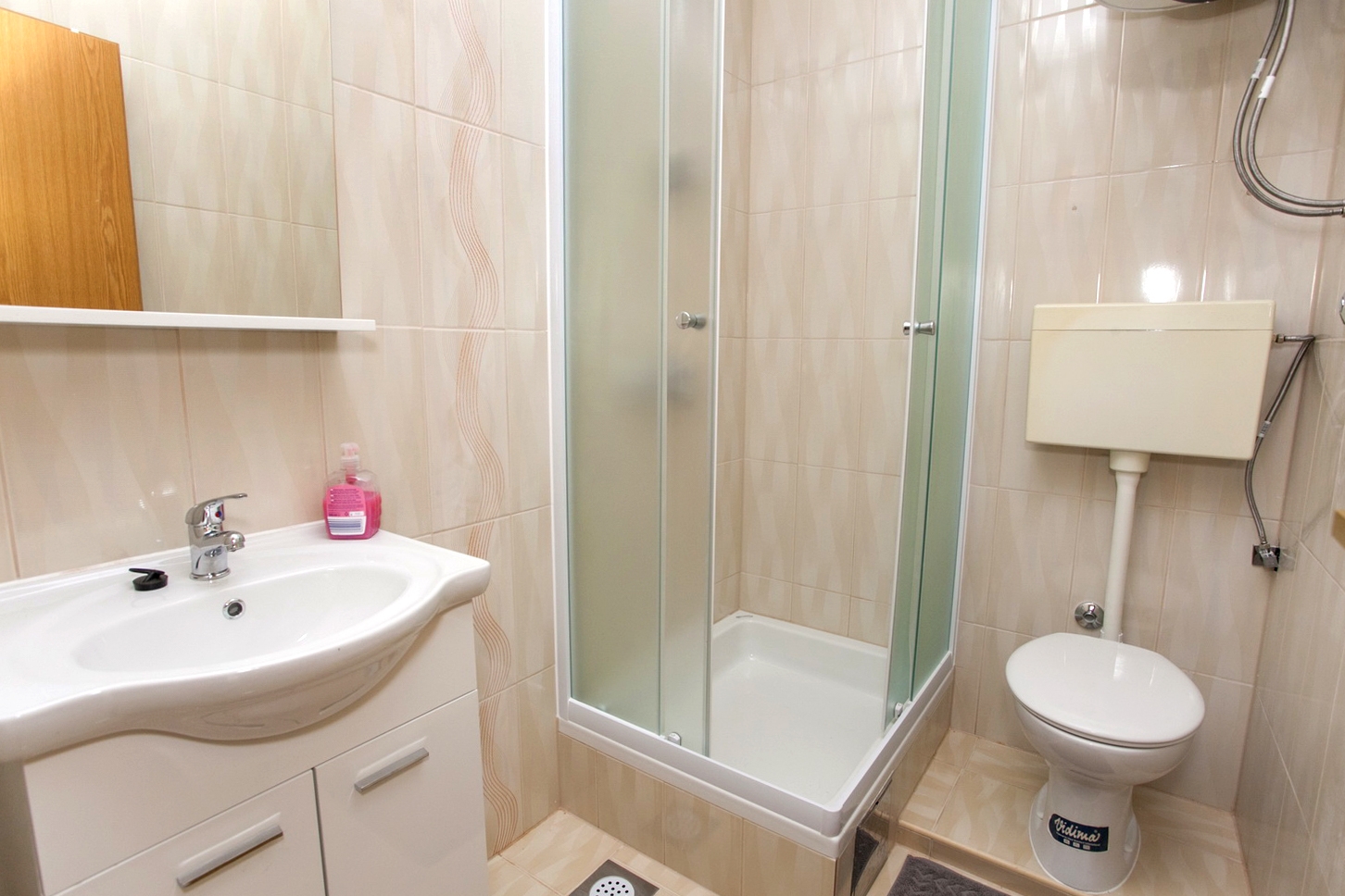 Two bedroom apartment with balcony and sea view Baška Voda, Makarska  A-c