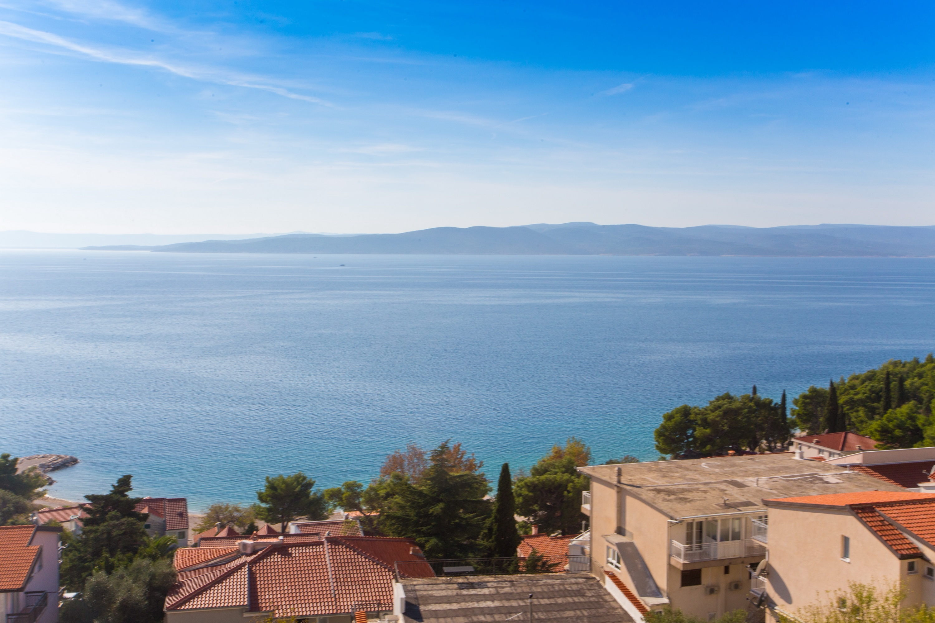 Two bedroom apartment with terrace and sea view Baška Voda, Makarska  A-d