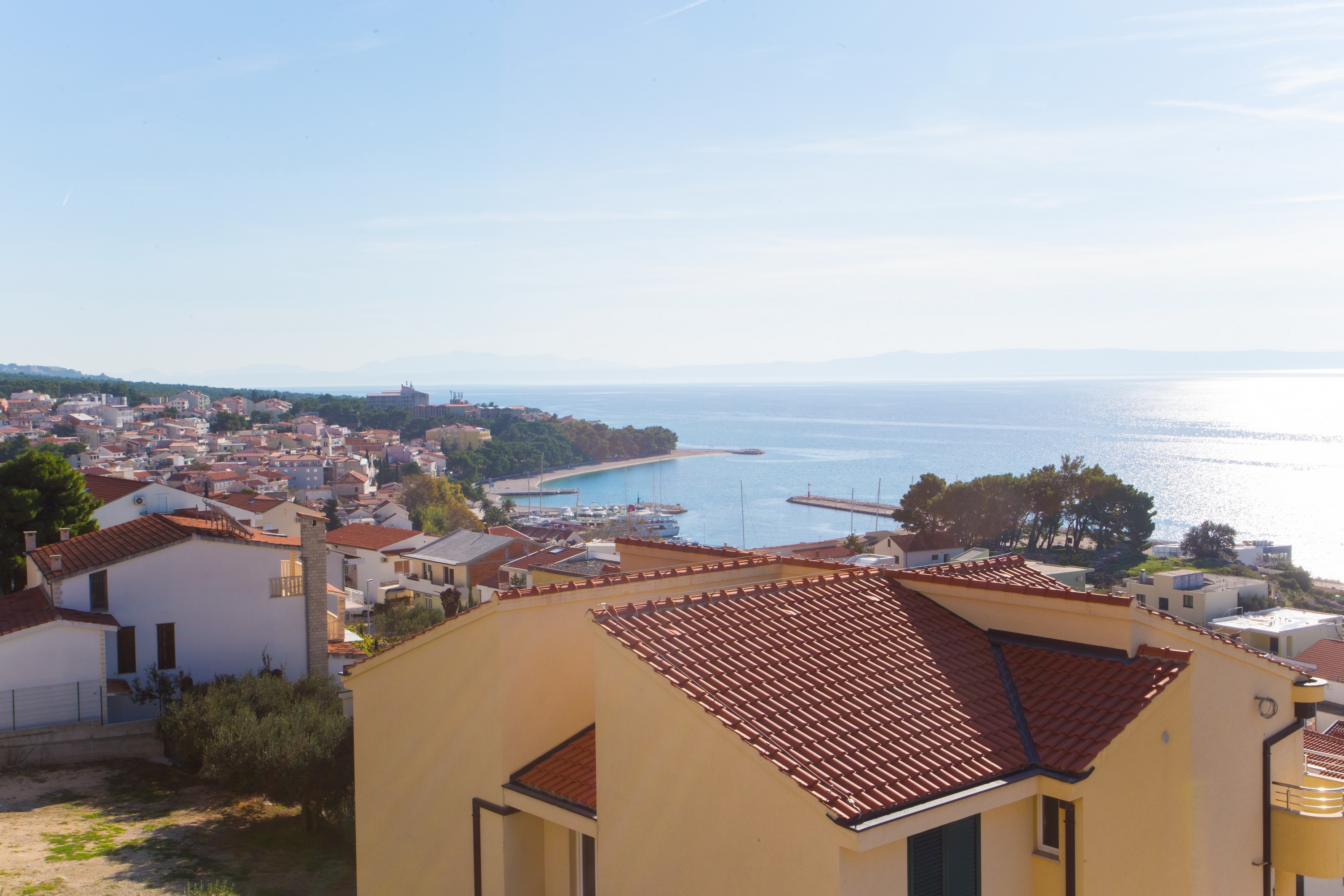 Two bedroom apartment with terrace and sea view Baška Voda, Makarska  A-d