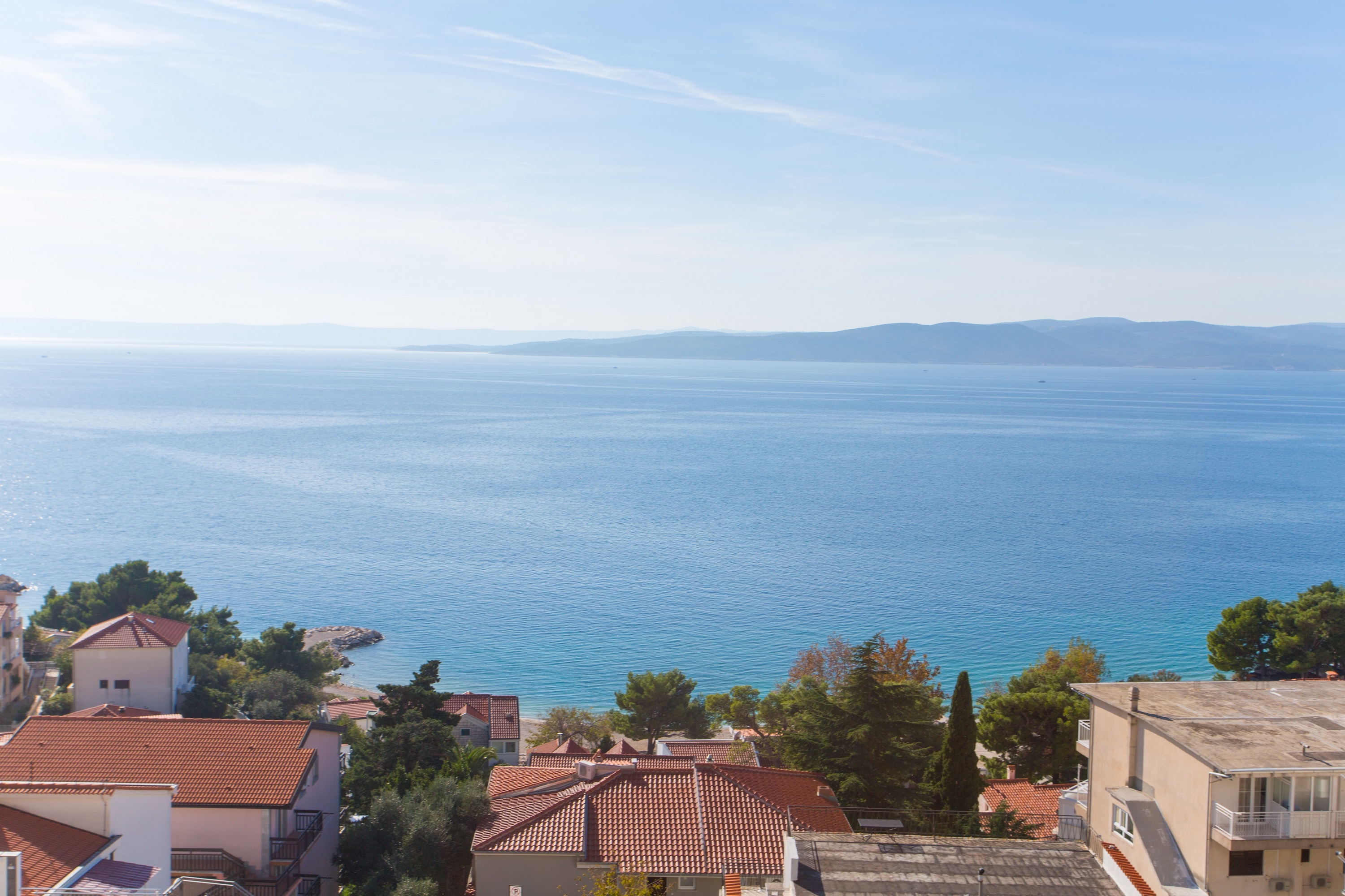 Studio flat with terrace and sea view Baška Voda, Makarska  AS-b