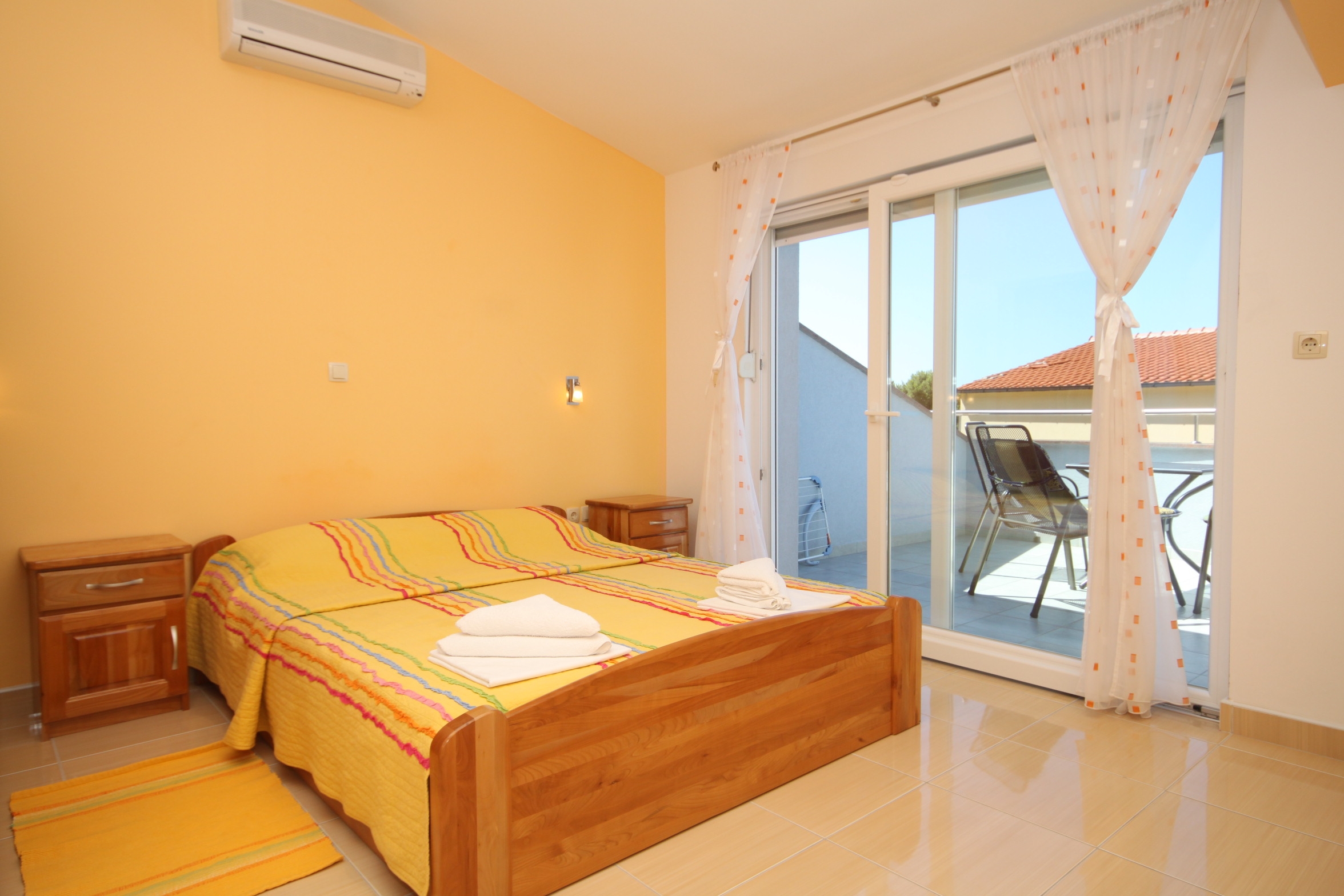 Enosobni apartma S teraso in pogledom na morje Baška Voda, Makarska  A-f