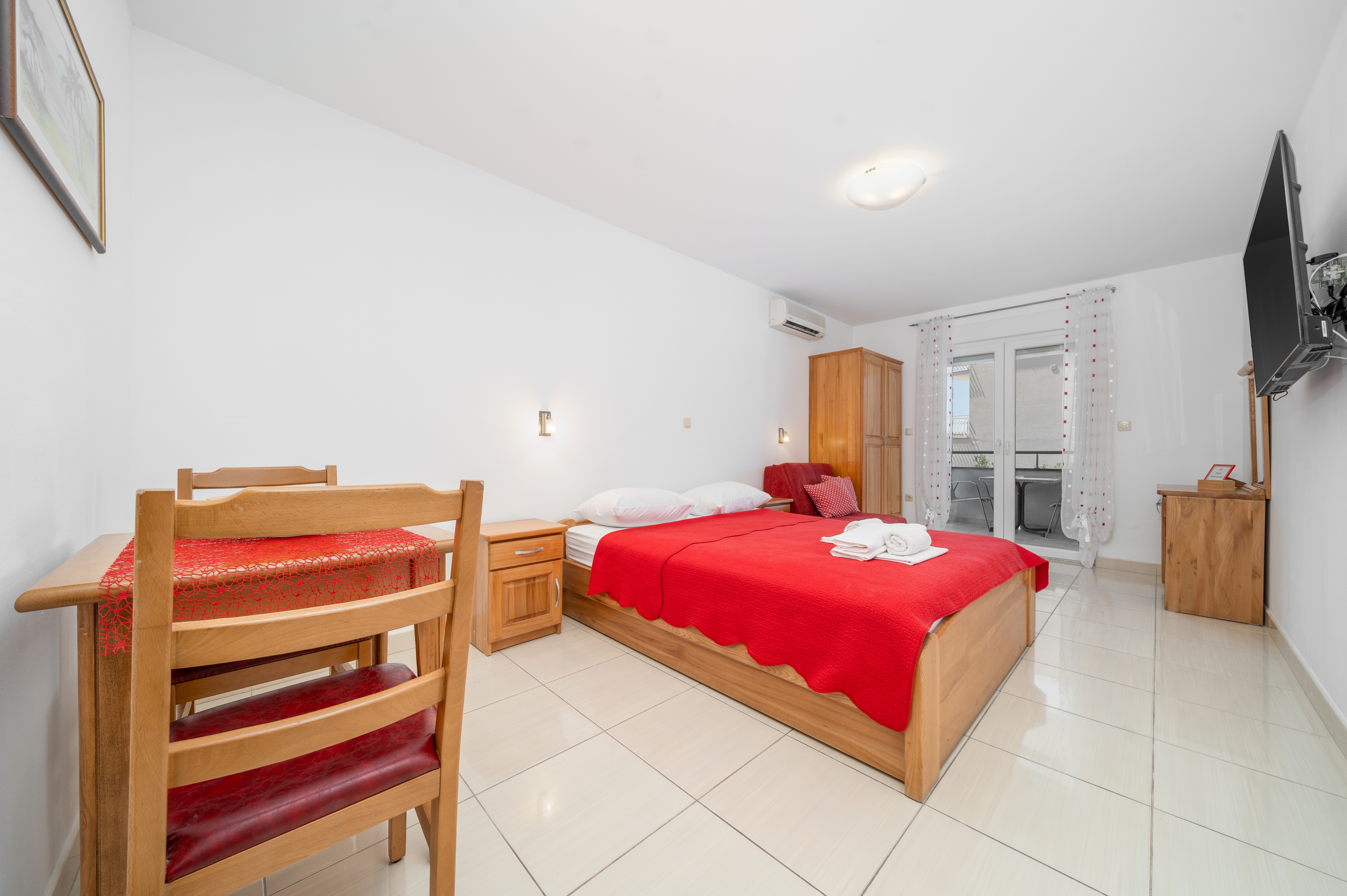 Studio flat with terrace and sea view Baška Voda, Makarska (AS-6763-f)