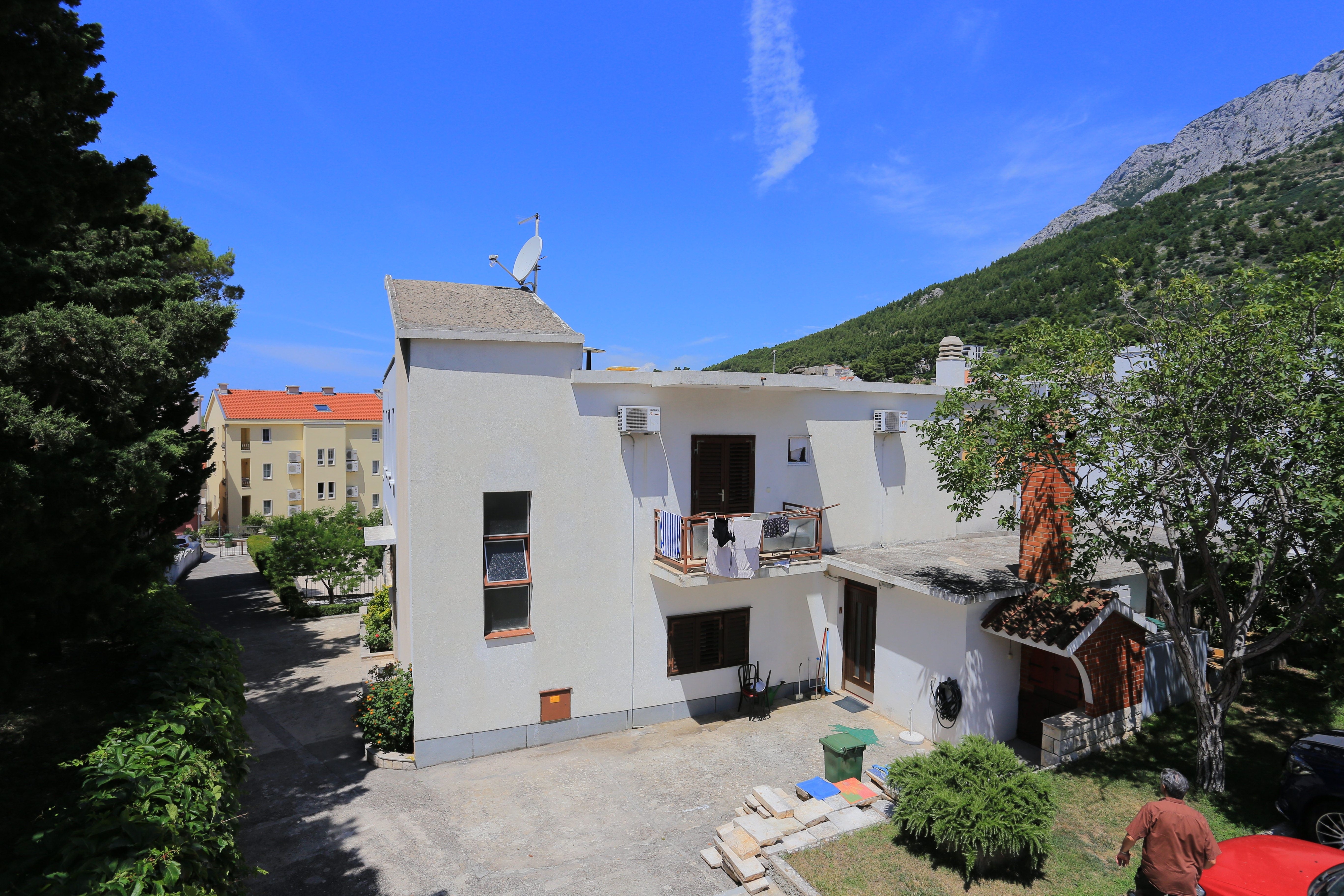 Studio flat with balcony Baška Voda, Makarska (AS-6773-c)