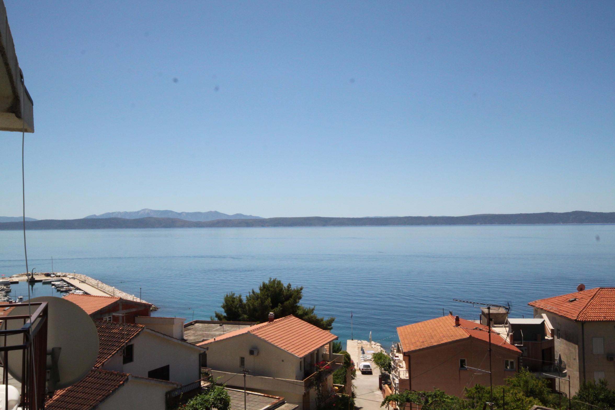 One bedroom apartment with balcony and sea view Podgora, Makarska  A-b