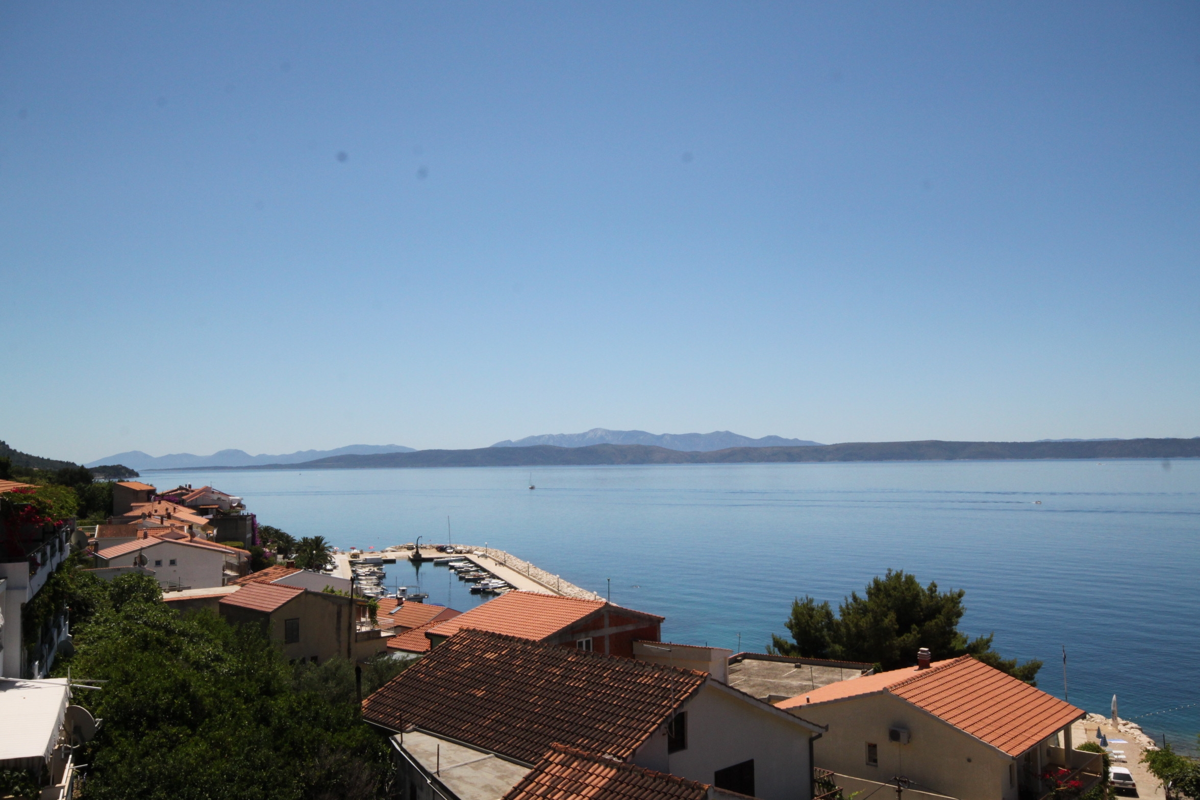 One bedroom apartment with balcony and sea view Podgora, Makarska  A-b