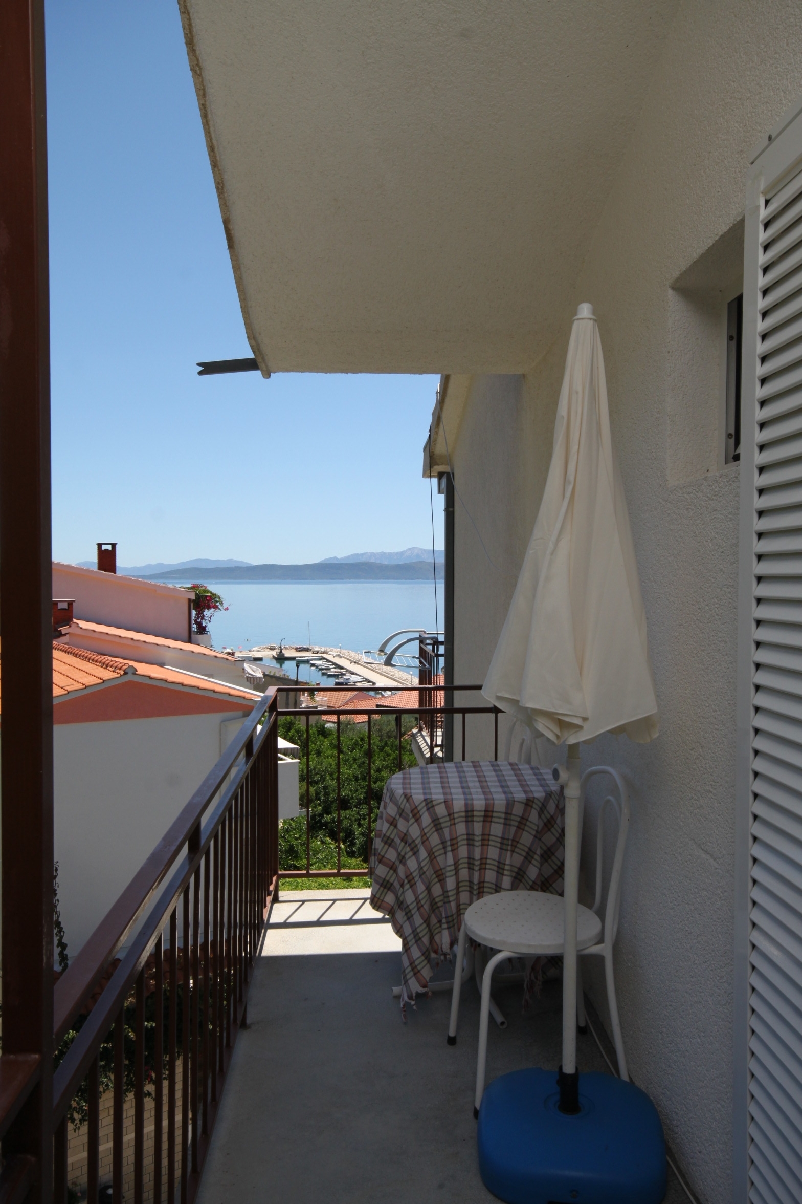 One bedroom apartment with balcony and sea view Podgora, Makarska  A-c