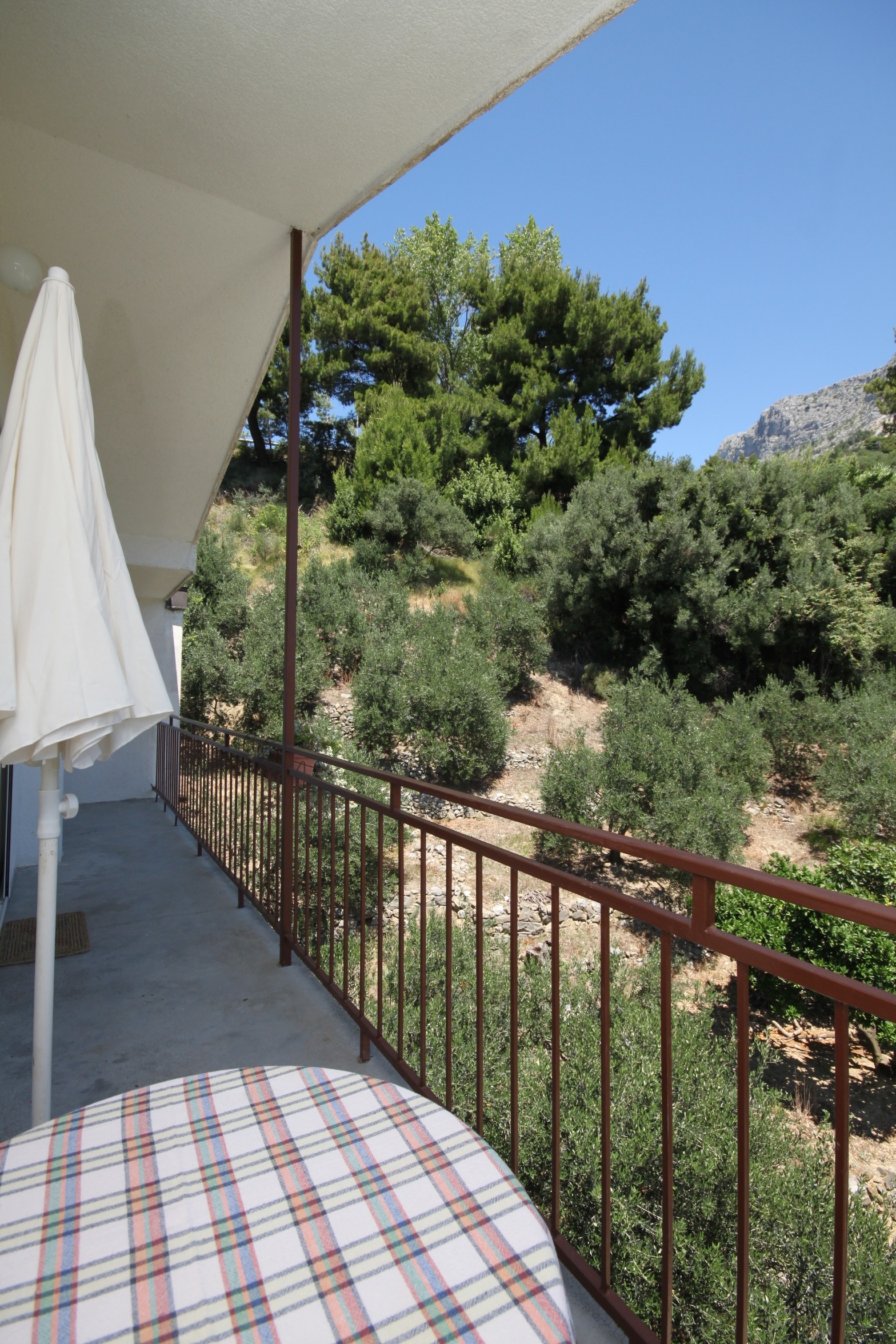 One bedroom apartment with balcony and sea view Podgora, Makarska  A-c