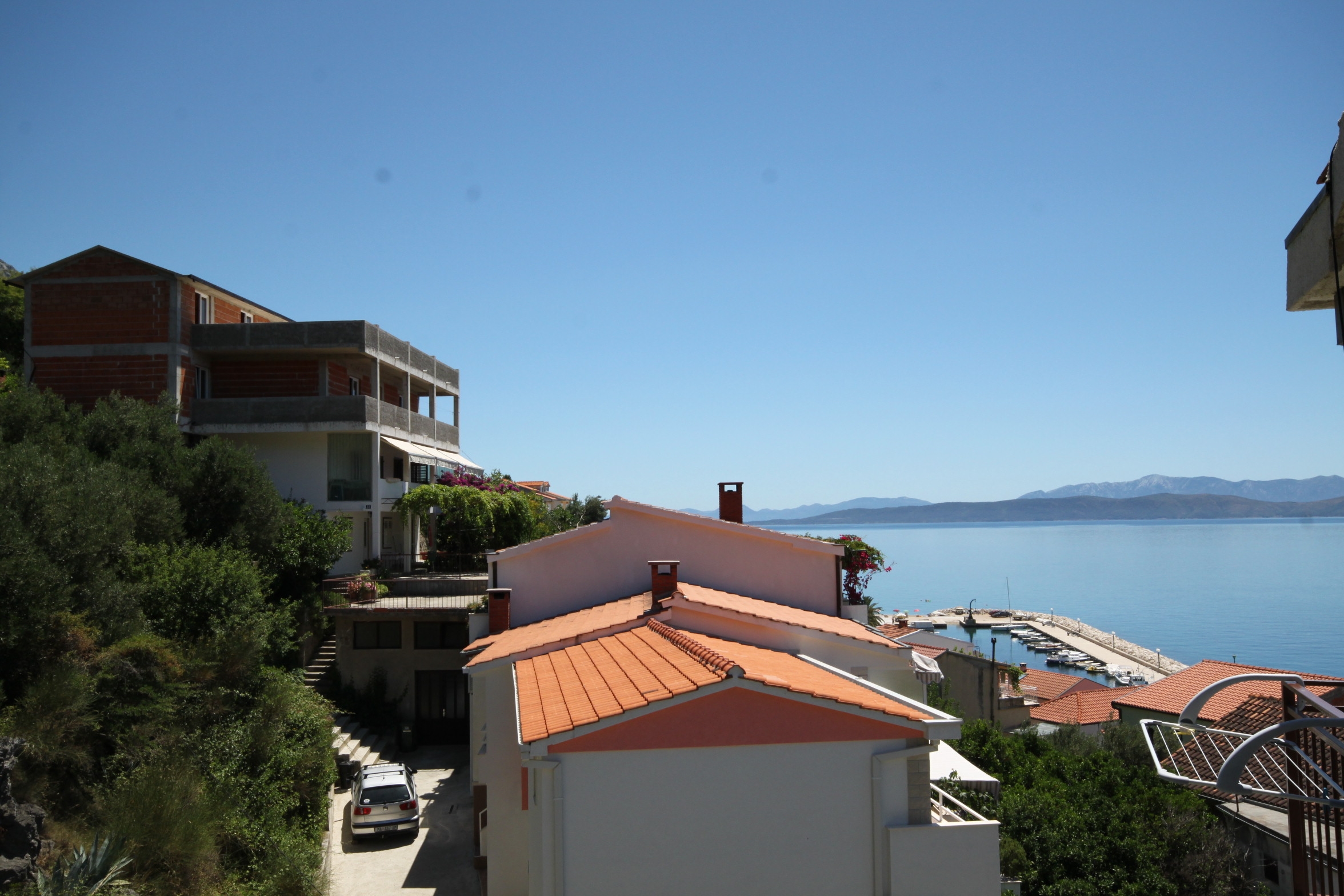 One bedroom apartment with balcony and sea view Podgora, Makarska  A-c