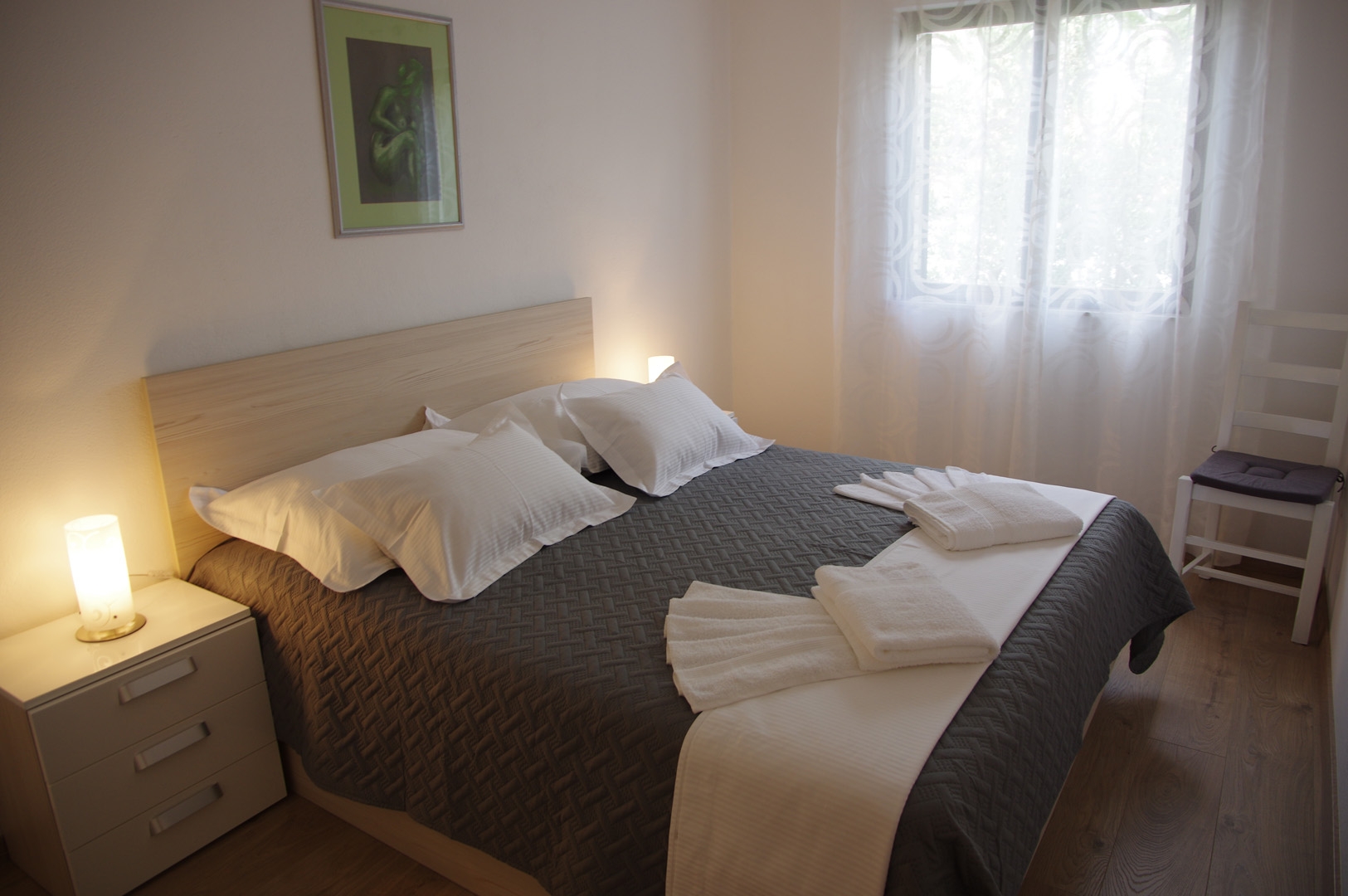 Two bedroom apartment with terrace and sea view Podgora, Makarska  A-a