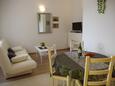 Podgora, Sala de estar in the apartment, air condition available y WiFi.