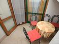 Podgora, Terasa 2 v ubytování typu apartment, s výhledem na moře a WiFi.
