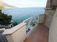 Podgora, Terras 1 in the apartment, with a sea view en WiFi.