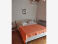 Bedroom 1 Makarska, Bedroom 1 in the apartment, air condition available, (pet friendly) and WiFi.