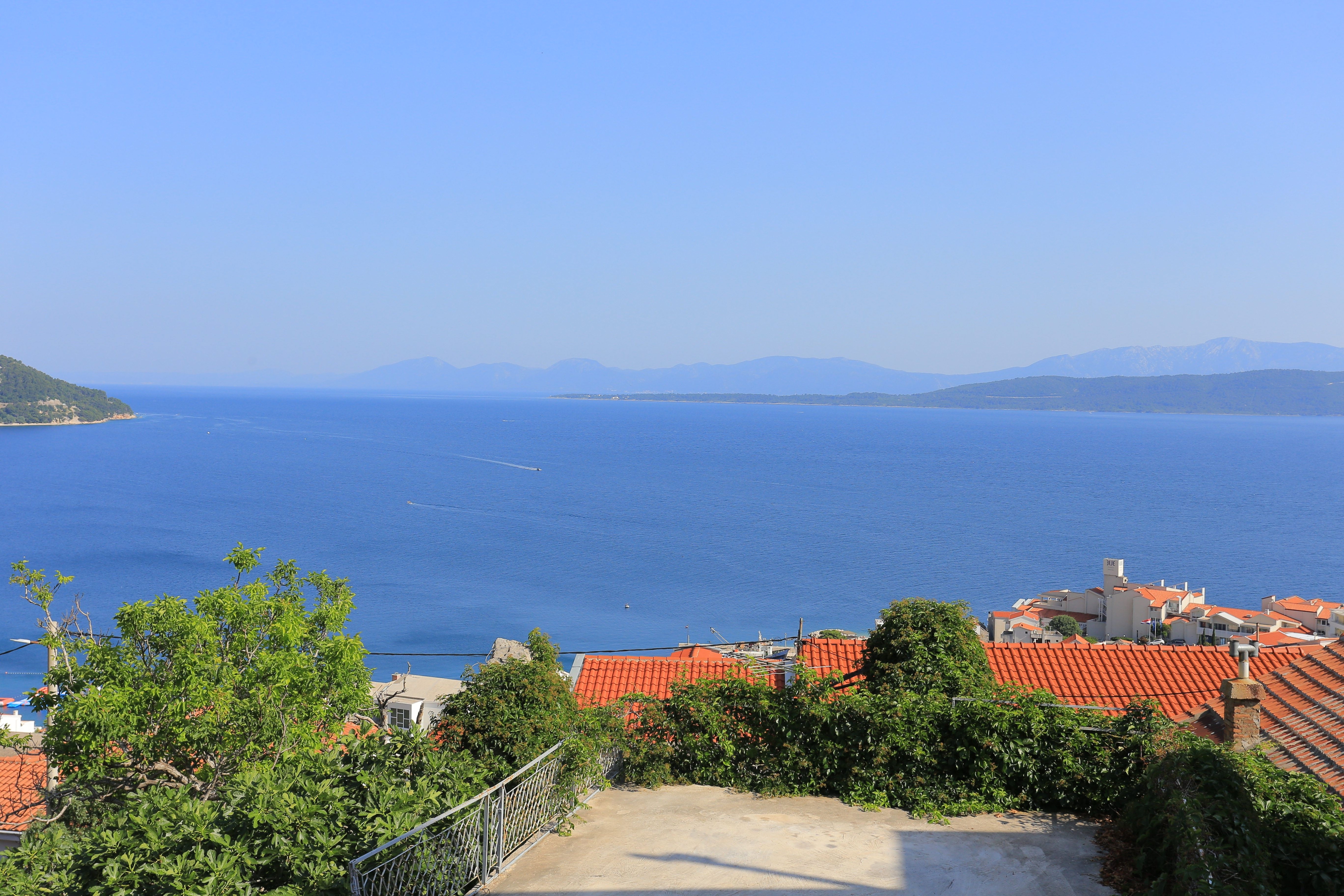 Studio flat with terrace and sea view Igrane, Makarska  AS-b