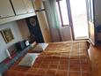 Ložnice 1 Podgora, Ložnice 1 v ubytování typu apartment, s klimatizací a domácí mazlíčci povoleni.