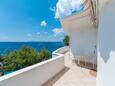 Terrace 1 Podgora, Terrace 1 in the apartment, with a sea view and WiFi.