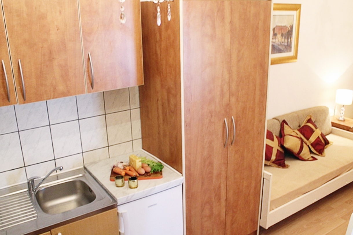 One bedroom apartment with terrace and sea view Tučepi, Makarska  A-b