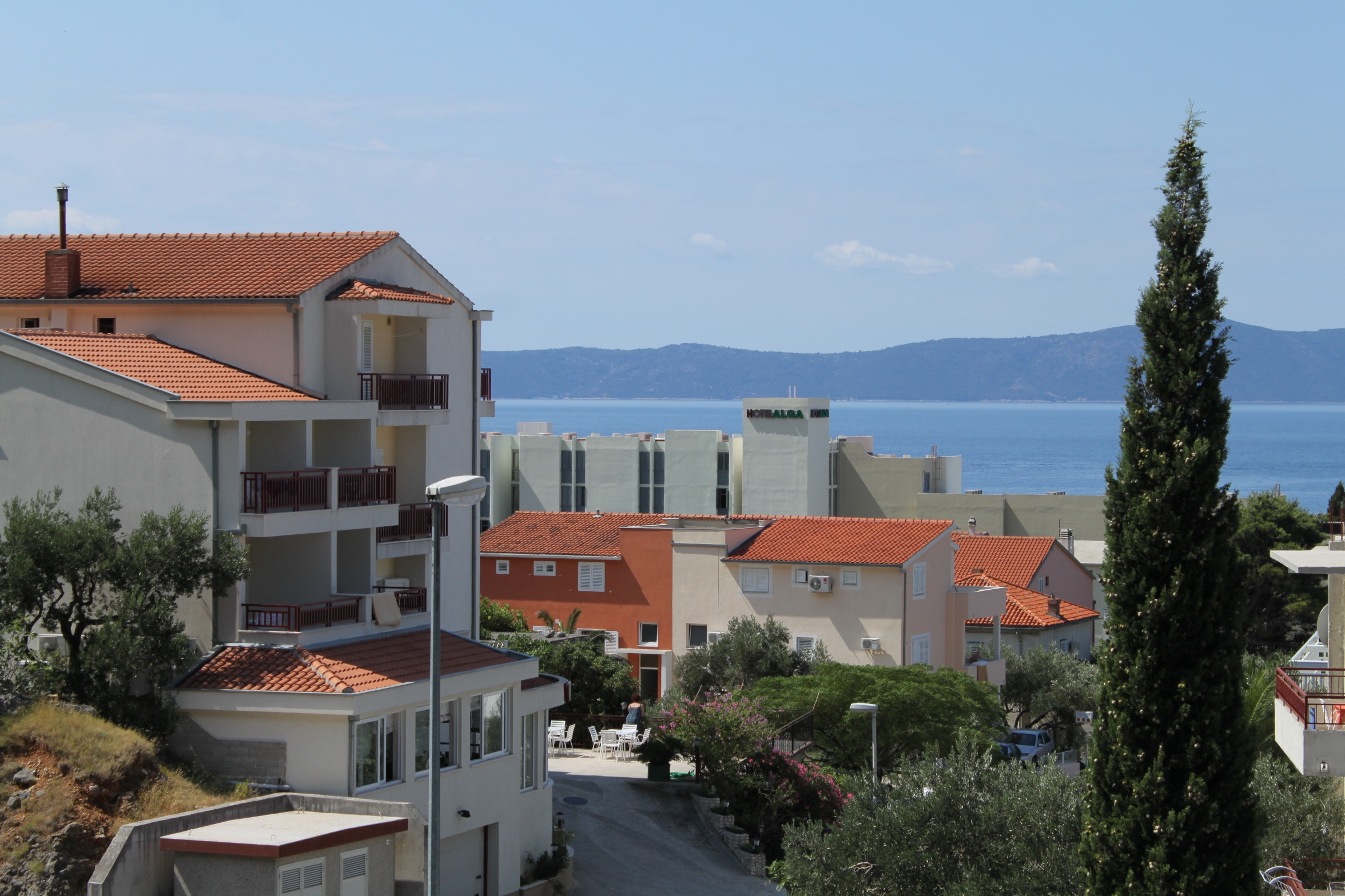 One bedroom apartment with terrace and sea view Tučepi, Makarska  A-b