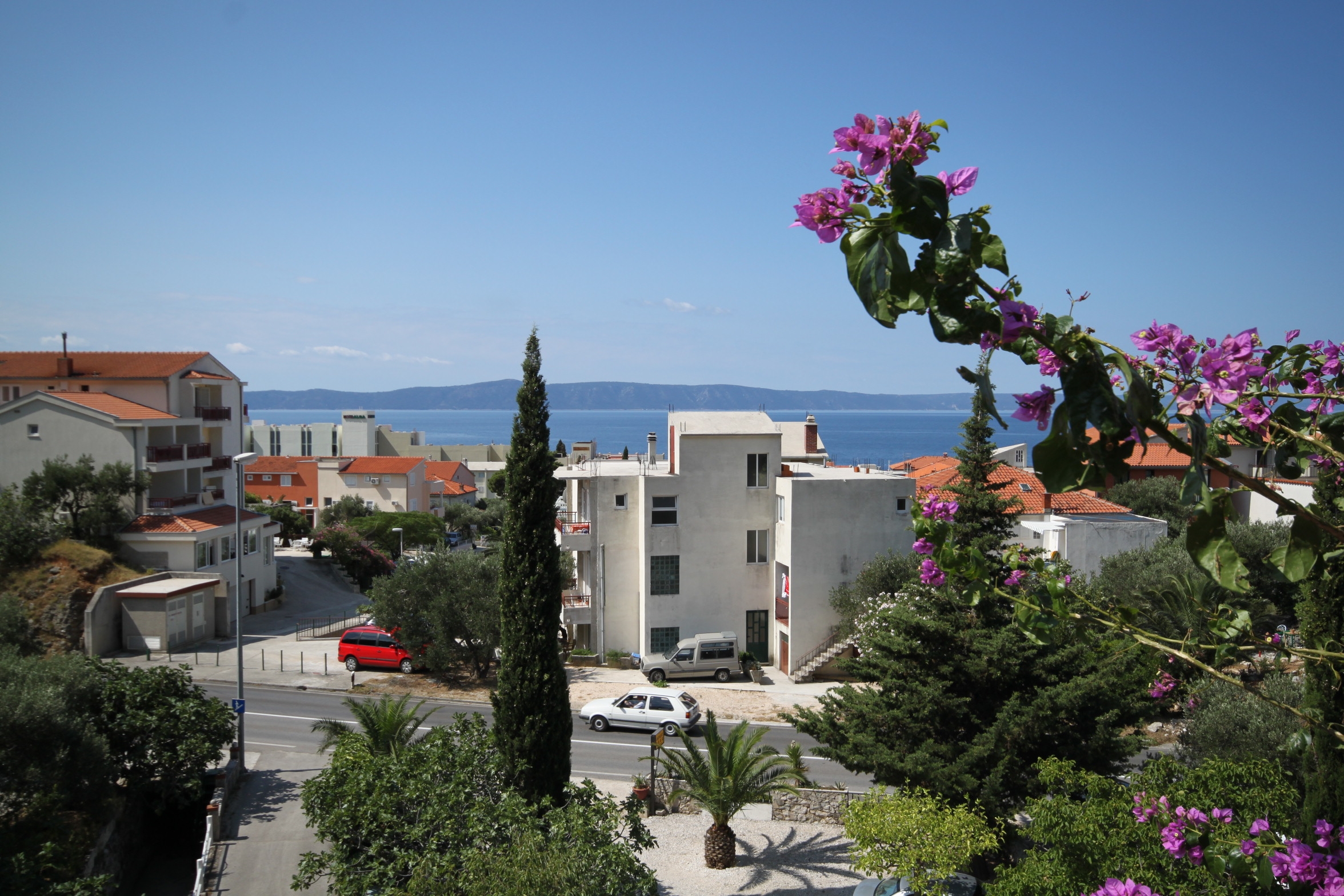 One bedroom apartment with terrace and sea view Tučepi, Makarska  A-b