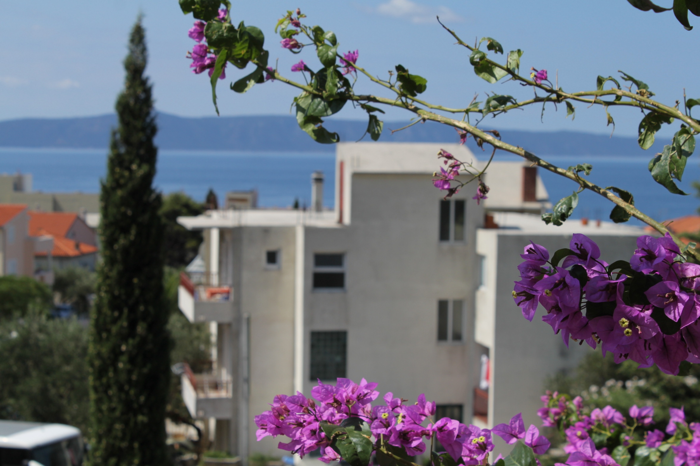 One bedroom apartment with terrace and sea view Tučepi, Makarska  A-b