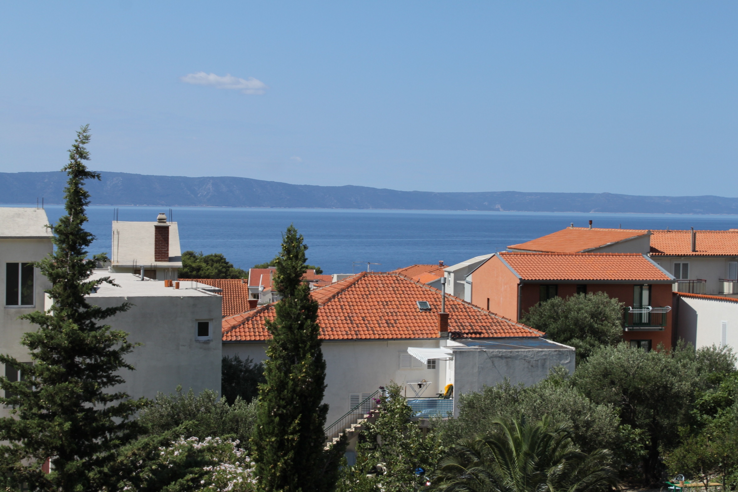 Two bedroom apartment with terrace and sea view Tučepi, Makarska  A-c