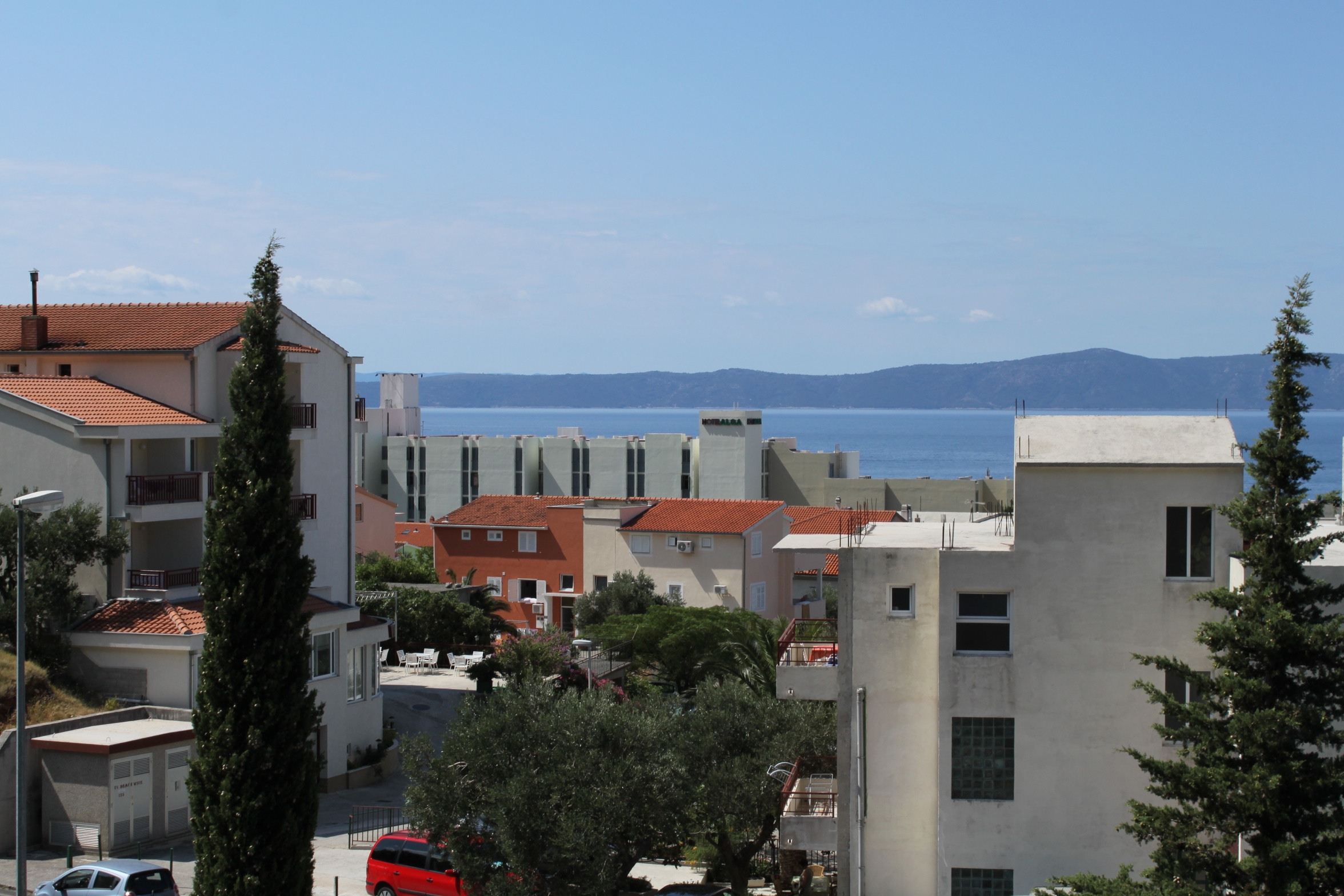 Two bedroom apartment with terrace and sea view Tučepi, Makarska  A-c
