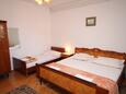Ložnice Tučepi, Ložnice v ubytování typu studio-apartment, domácí mazlíčci povoleni a WiFi.