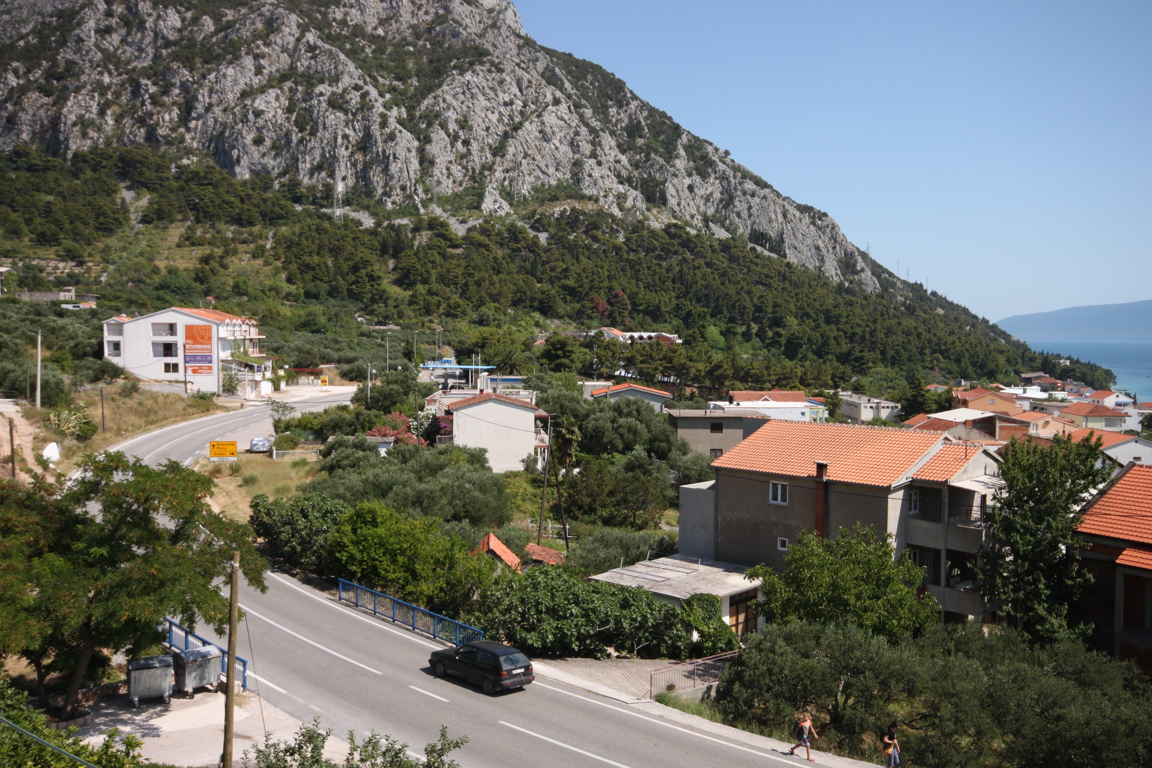 One bedroom apartment with balcony and sea view Gradac, Makarska  A-a