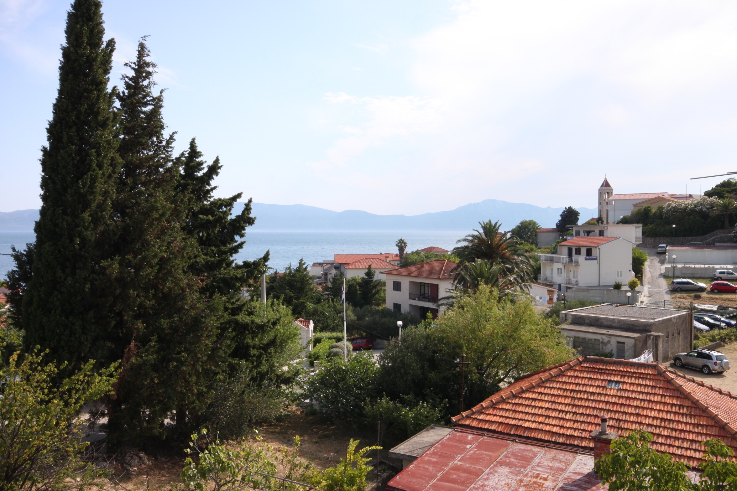 One bedroom apartment with terrace and sea view Gradac, Makarska  A-a