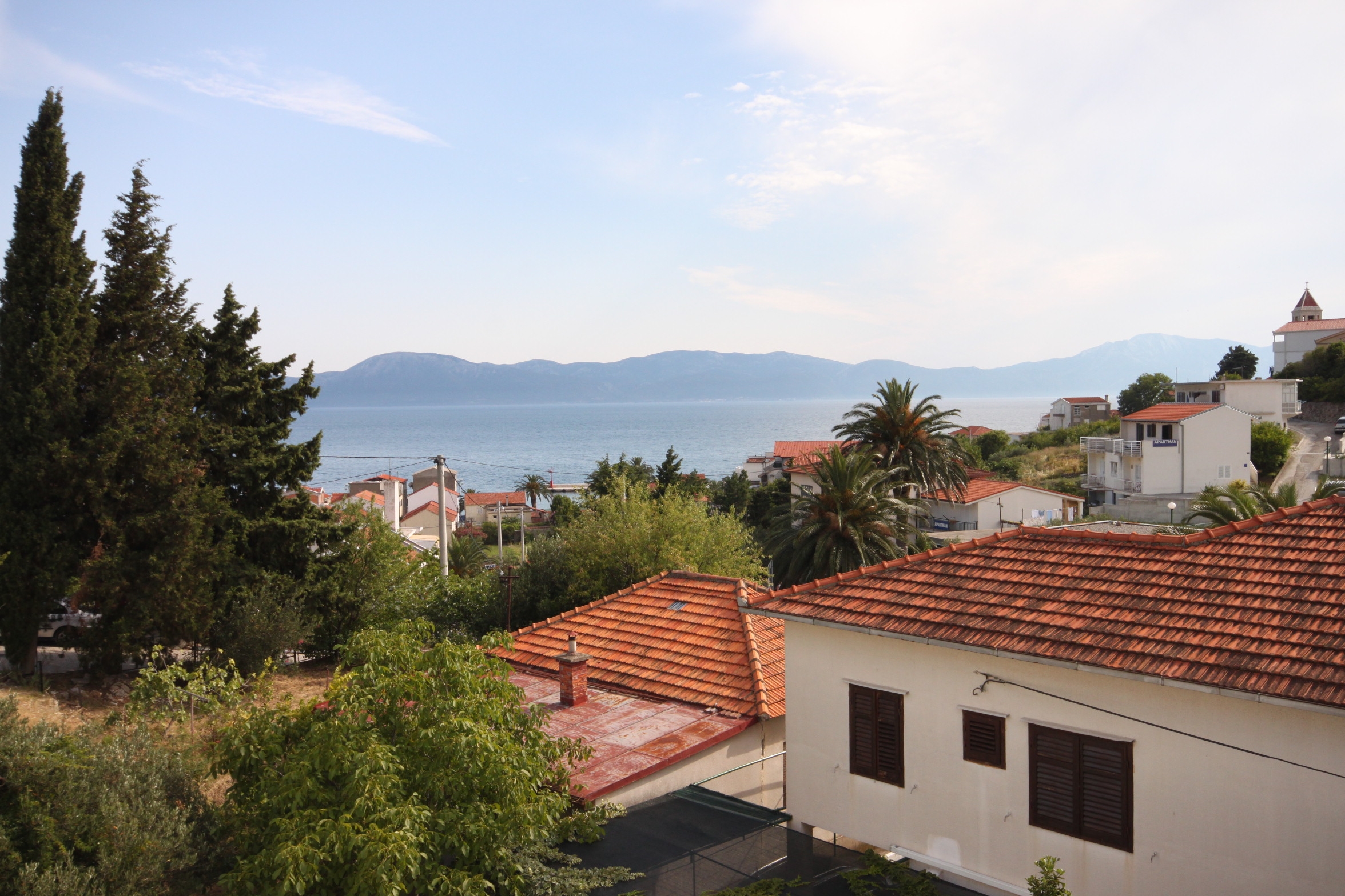 Two bedroom apartment with balcony and sea view Gradac, Makarska  A-b