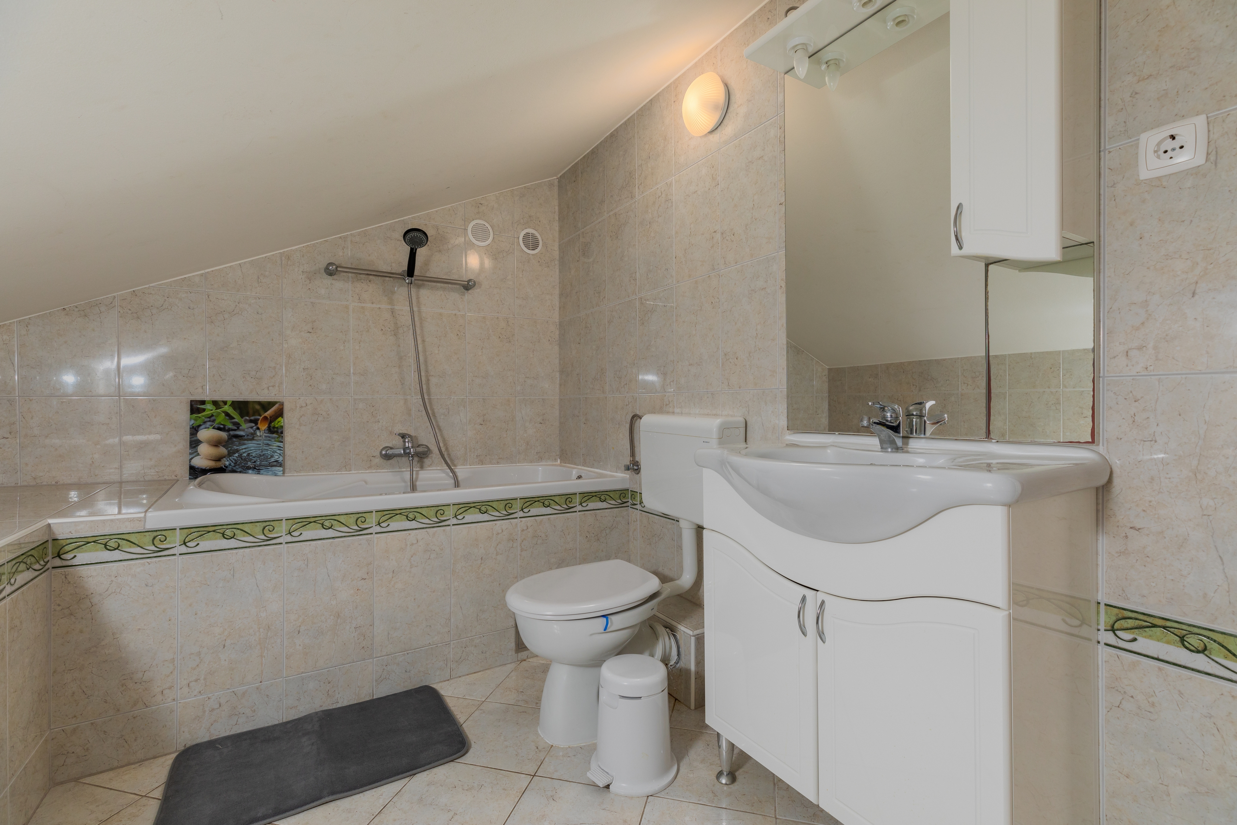 Two bedroom apartment with terrace and sea view Brela, Makarska  A-b