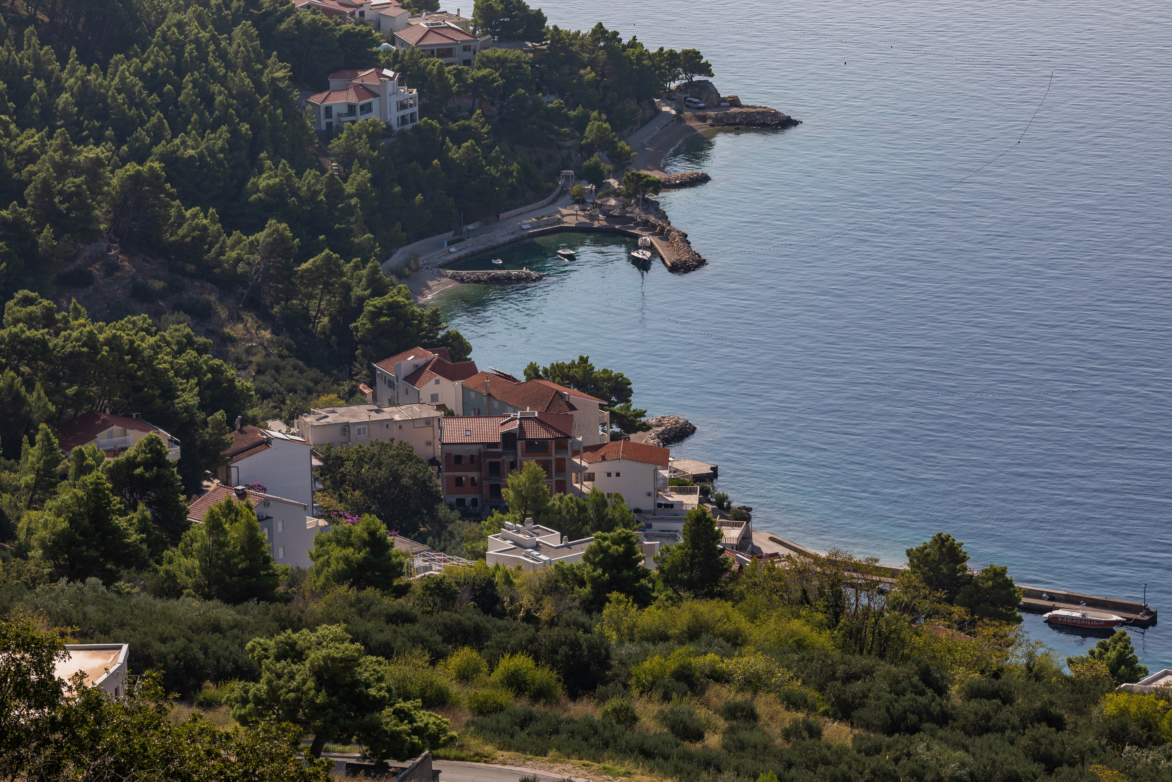 Two bedroom apartment with terrace and sea view Brela, Makarska  A-b