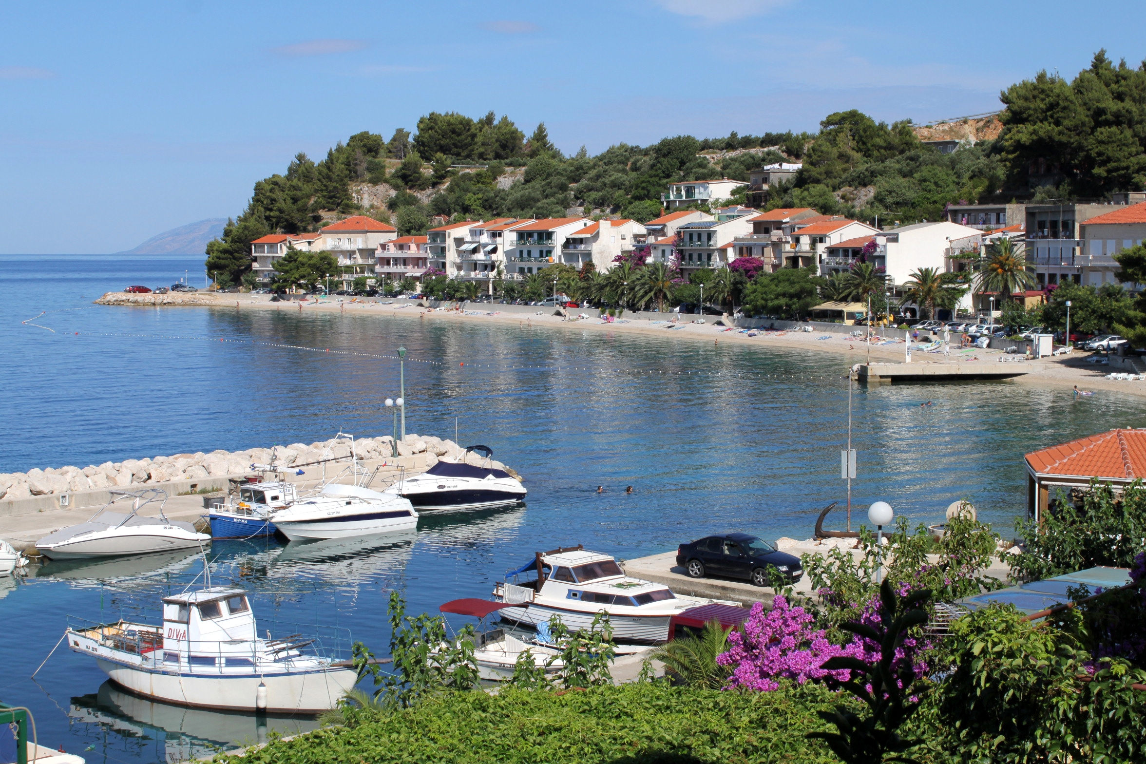 Four bedroom apartment with balcony and sea view Podgora, Makarska  A-a