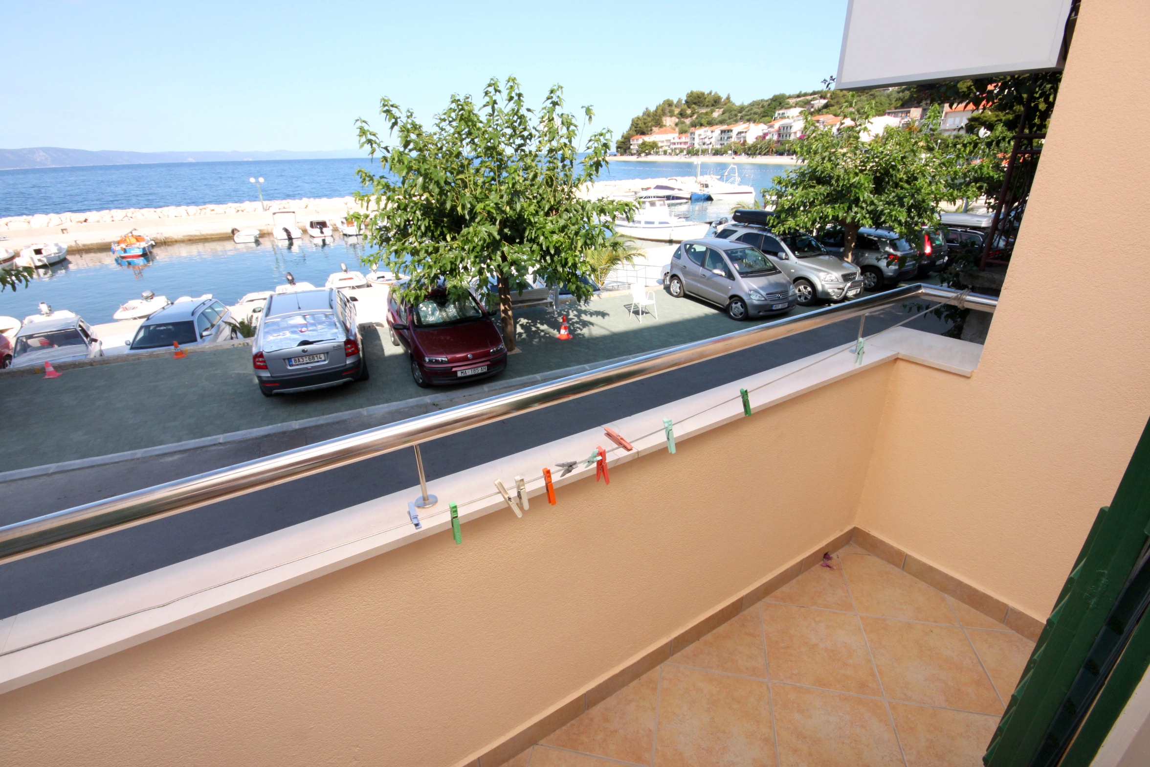One bedroom apartment with terrace and sea view Podgora, Makarska  A-b