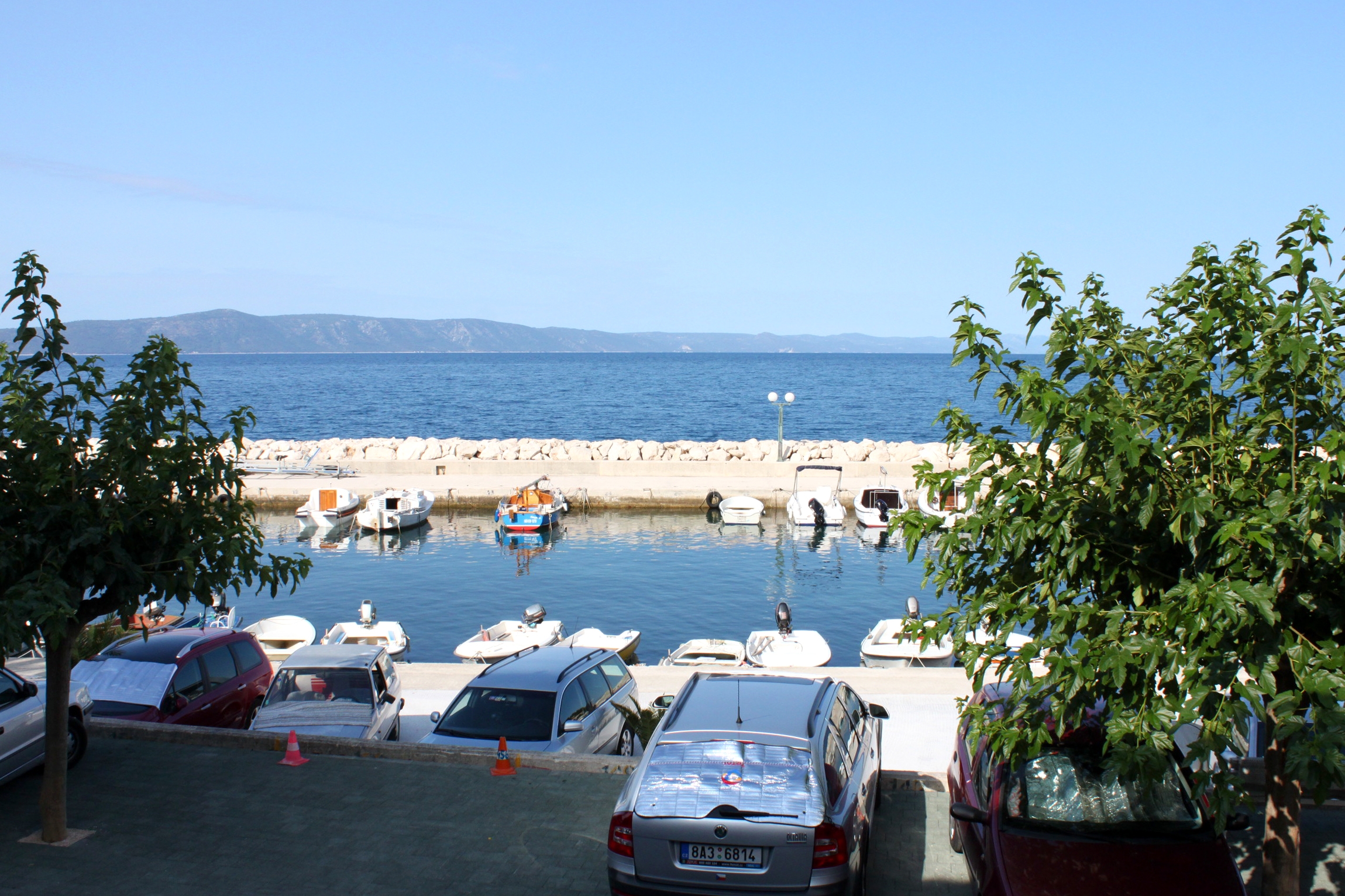 One bedroom apartment with terrace and sea view Podgora, Makarska  A-b