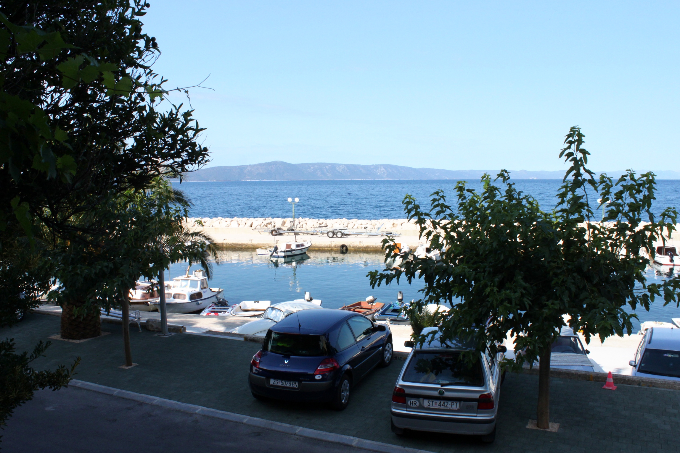 One bedroom apartment with terrace and sea view Podgora, Makarska  A-b