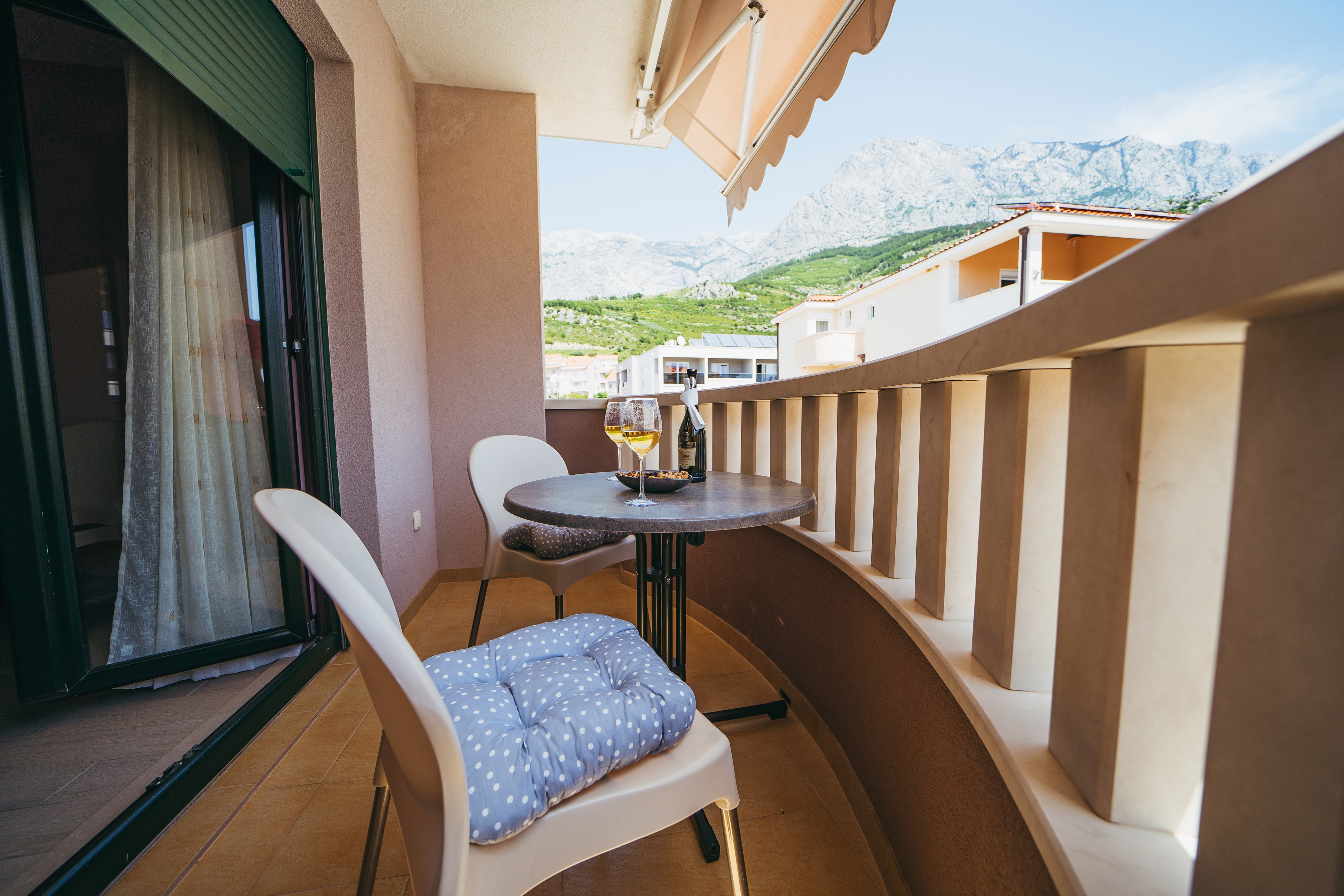 One bedroom apartment with balcony Promajna, Makarska  A-c
