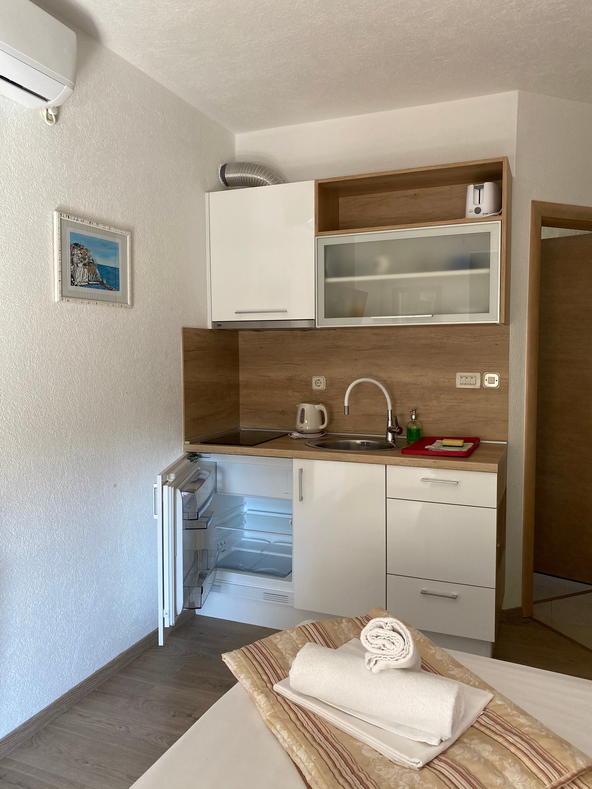 Studio flat with balcony Promajna, Makarska (AS-6849-a)