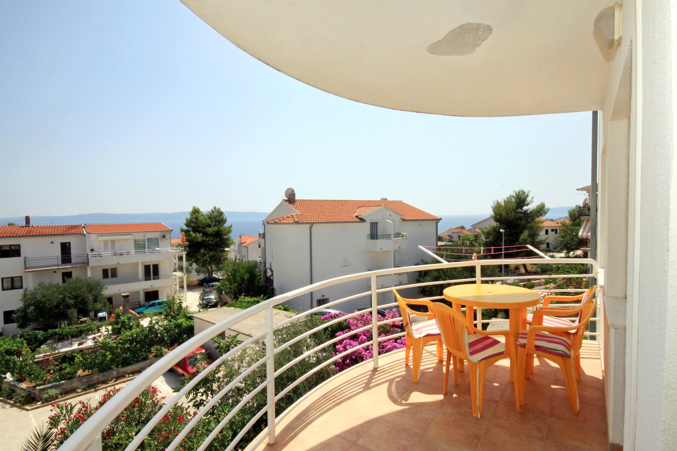 One bedroom apartment with balcony and sea view Rastići, Čiovo (A-6863-c)