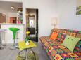 Vela Stiniva, Living room in the apartment, air condition available, (pet friendly) and WiFi.