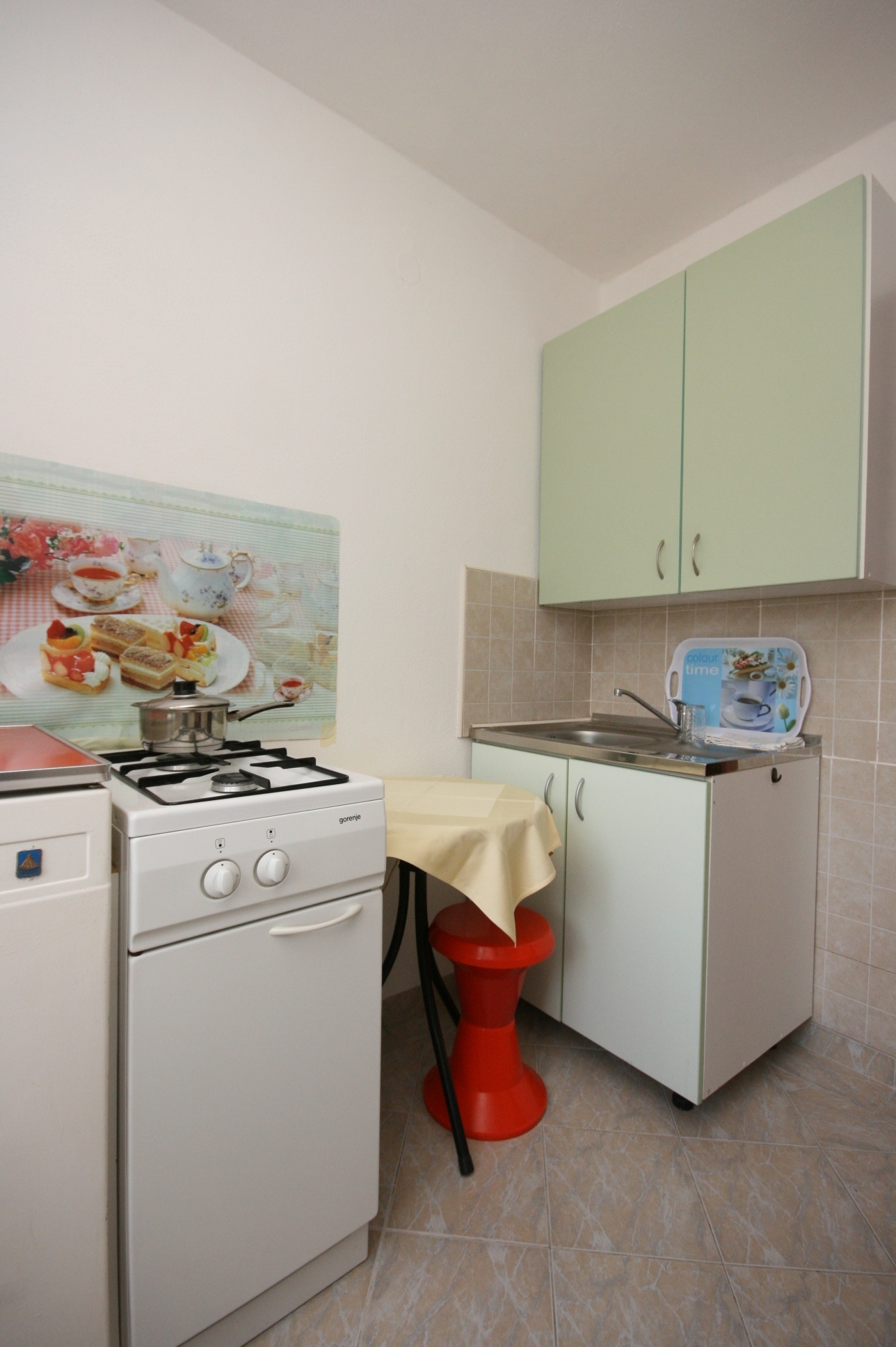 Studio flat with terrace and sea view Podaca, Makarska (AS-6874-c)